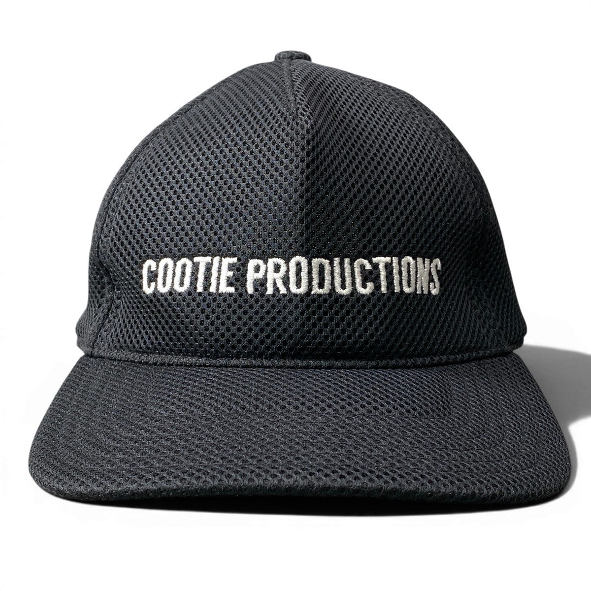 g8 COOTIE PRODUCTIONS クーティー プロダクションズ Puff Mesh 5 Panel Cap メッシュ5パネルキャップ 帽子 日本製 ブラック メンズ 男性用