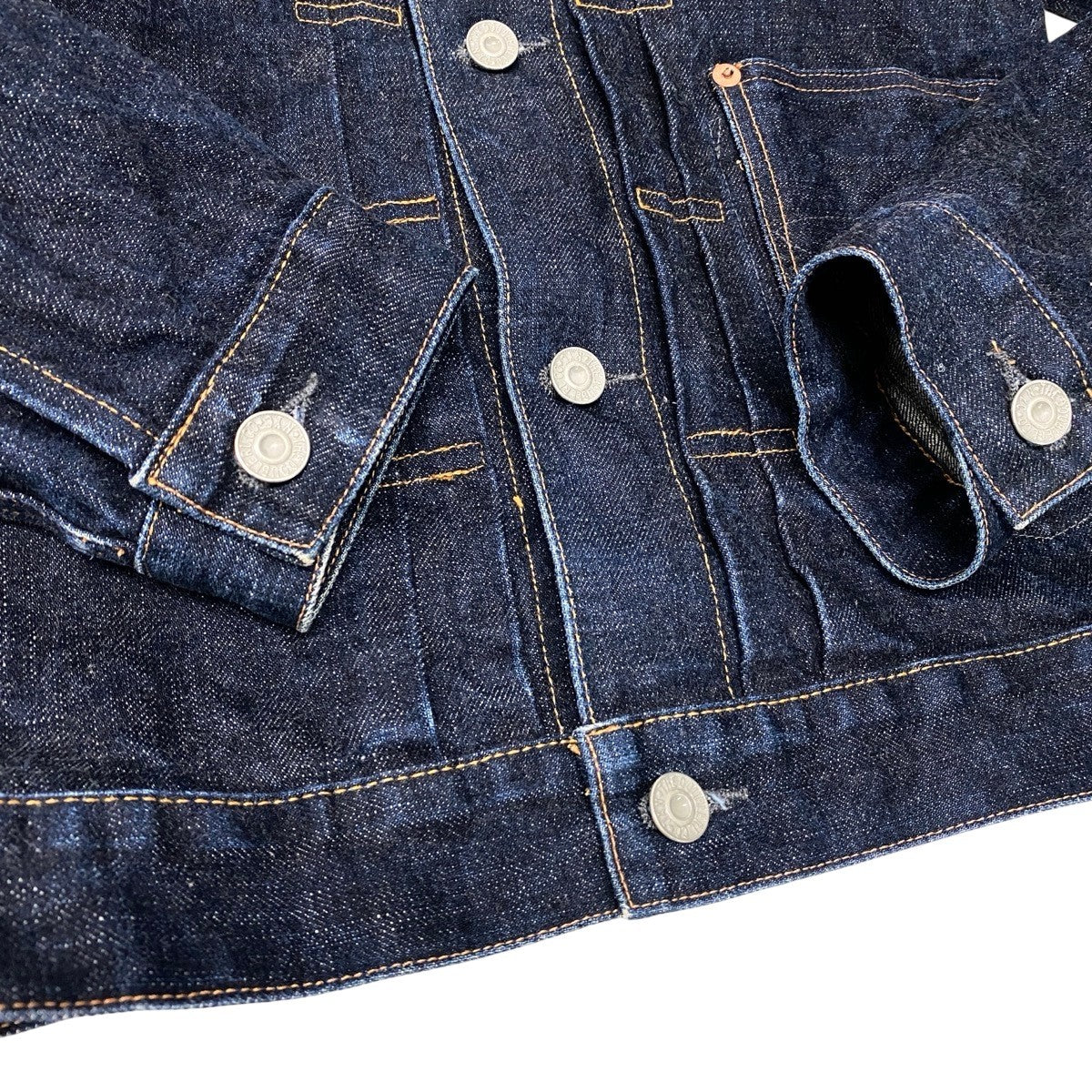 30h22 DOUBLE RL ダブルアールエル RRL 1st デニムジャケット サイズS インディゴ TYPE 1 JACKET Gジャン Ralph Laurent18r