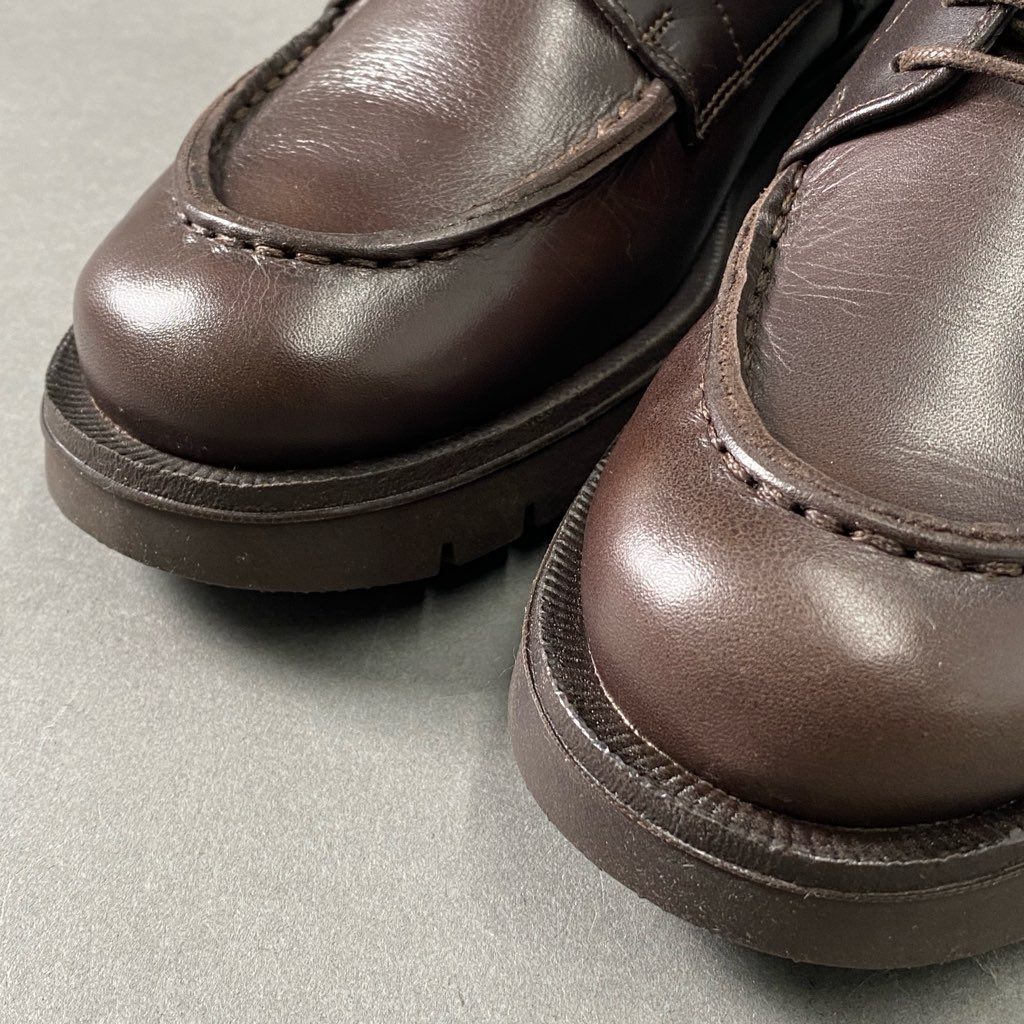 3f14-2 《美品》 KLEMAN クレマン FRODAN フローダン Uチップ レザーシューズ 39 ブラウン Leather フランス製 ラバーソール 短靴 紳士靴