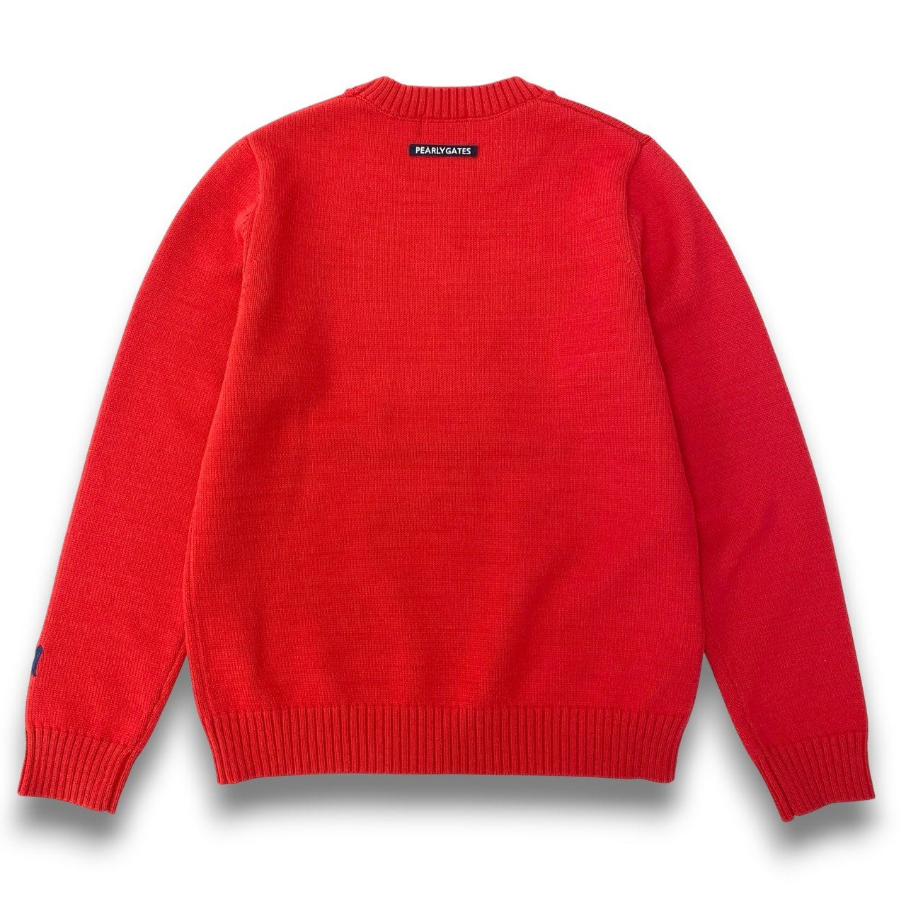 14c5 《極美品》 PEARLY GATES パーリーゲイツ MOMOKO RABBIT トラッドラビット セーター サイズ1 レッド ニット コラボ 限定品t18r