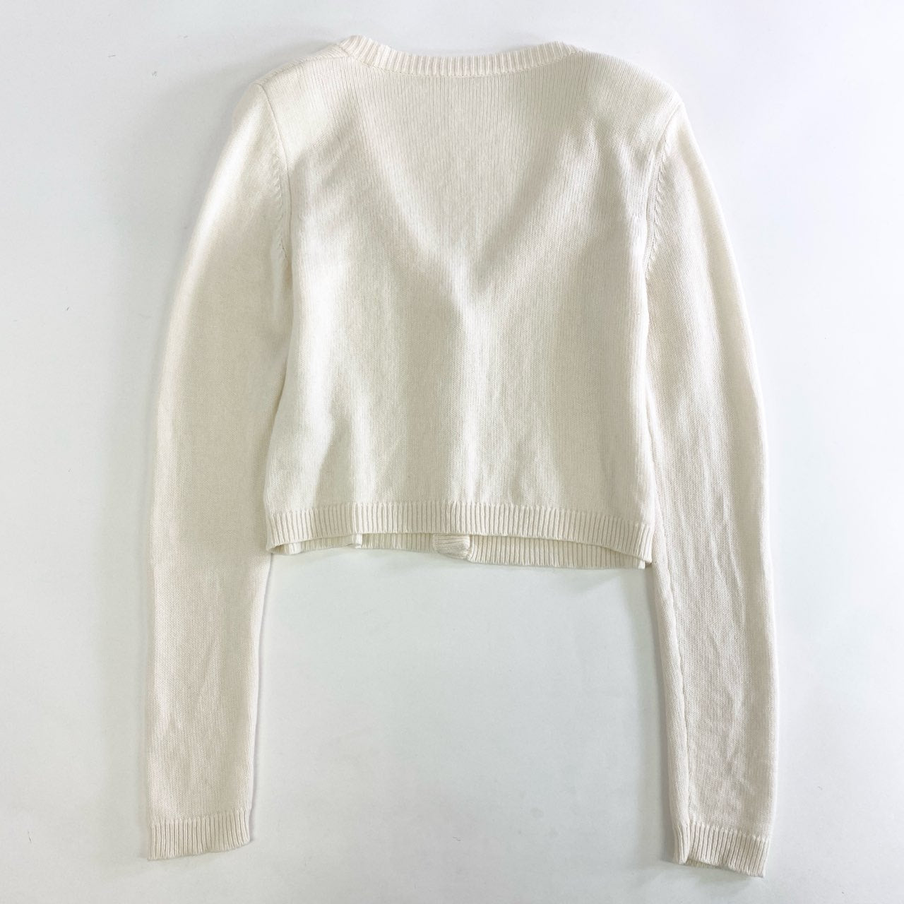 41k13 FOXEY フォクシー カシミヤ100％ amadeus cardigan アマデウスカーディガン 38 アイボリー CASHMERE 日本製