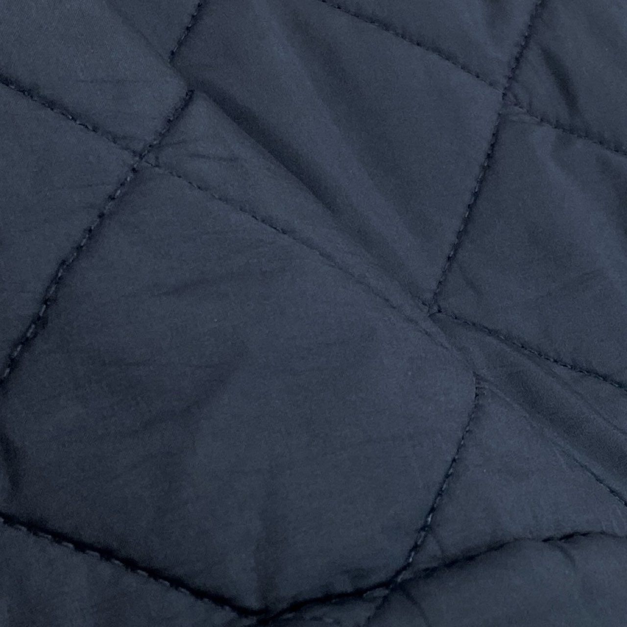 41j29 《美品》MACKINTOSH マッキントッシュ キルティングコート  内側ボア アウター 36サイズ ネイビー レディースu02t