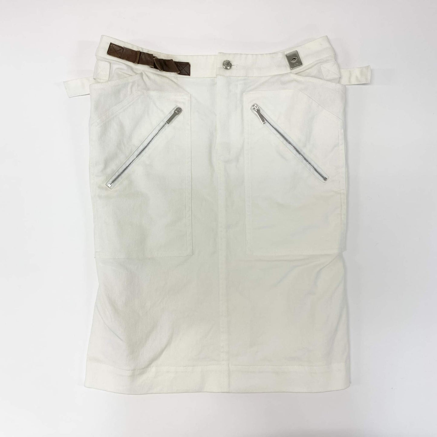 7L22 Christian Dior クリスチャンディオール Vintage Archive 2003 Laced Up Midi Skirt size FR38/USA6  レディース スカート ヴィンテージk02i