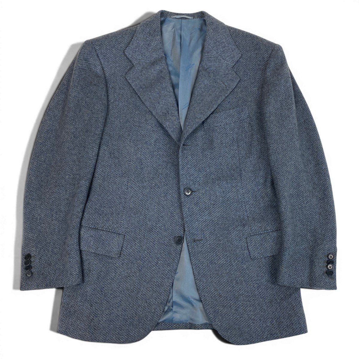 79g2 《美品》 Kiton キートン カシミヤ100％ テーラードジャケット サイズ46 ブルー Cashmere Tailored Jacket ブレザーt18r