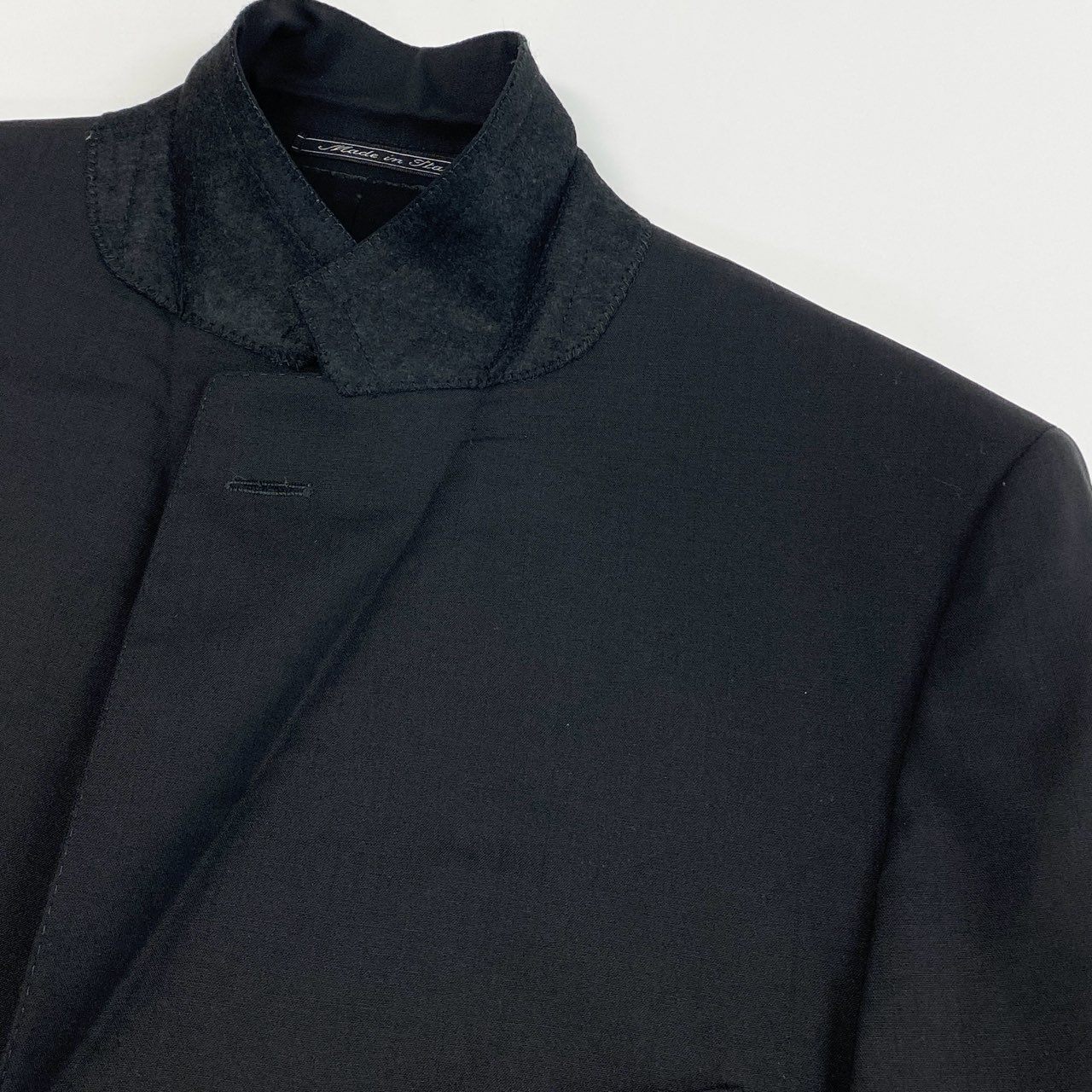 65i29 イタリア製 GUCCI グッチ シングルスーツ セットアップ ビジネス サイズ48 ブラック ウールポリウレタン メンズ オールドk02i