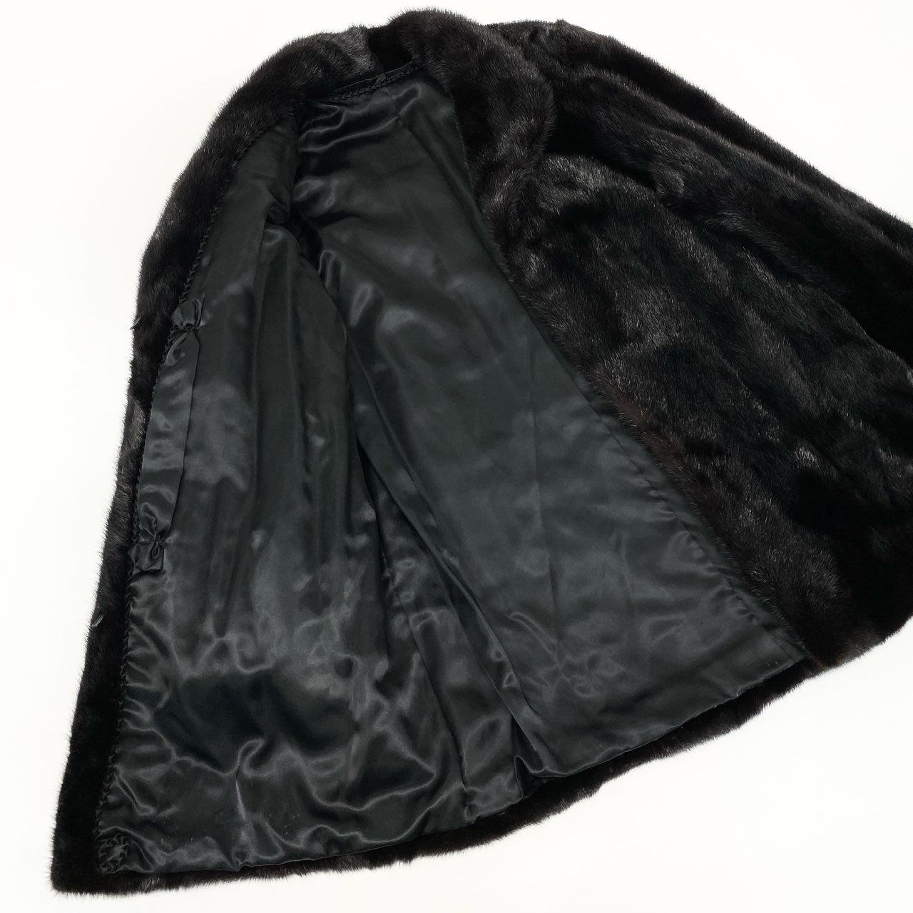 41j29 《美品》 ROYAL SAGA MINK ロイヤルサガミンク 金サガ マホガニー リアルファーコート 11 ダークブラウン 最高級本毛皮 FUR COAT 毛並み◎ 毛質◎t18r