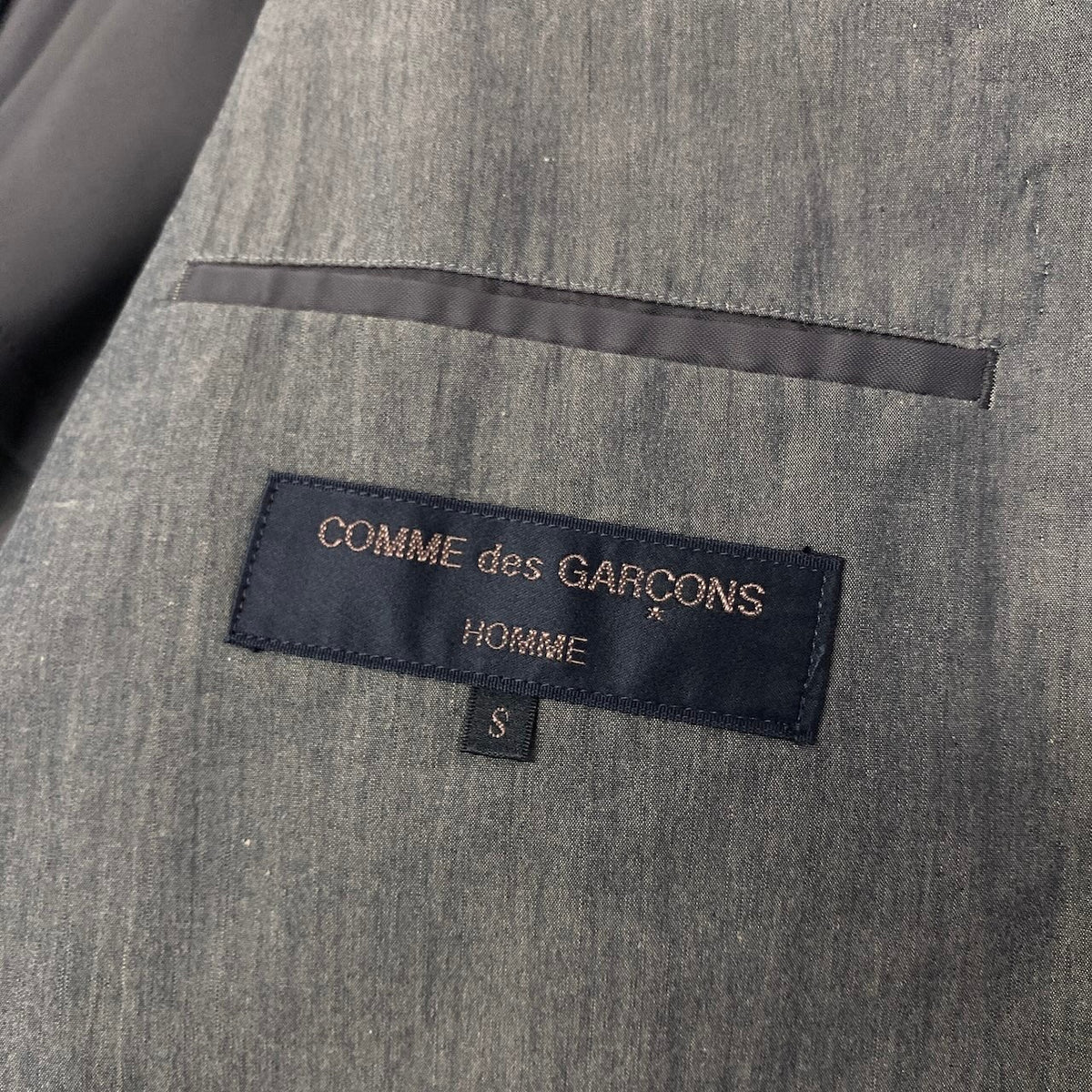 37i26 COMME des GARCONS HOMME コムデギャルソンオム アーカイブ テーラードジャケット AD1989 ブレザー 日本製 ダークブラウン コットン100％ メンズ 男性用u02t