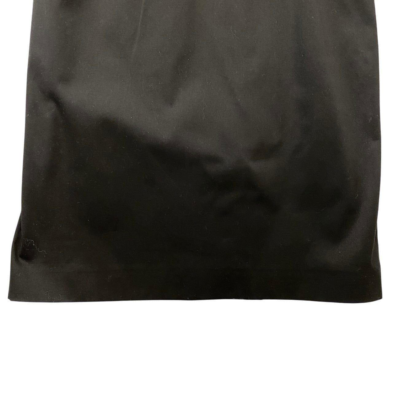 14g5 Salvatore Ferragamo サルヴァトーレフェラガモ ベルト付 スカート ボトムス 膝丈 イタリア製 40 ブラック コットン レディースo07t