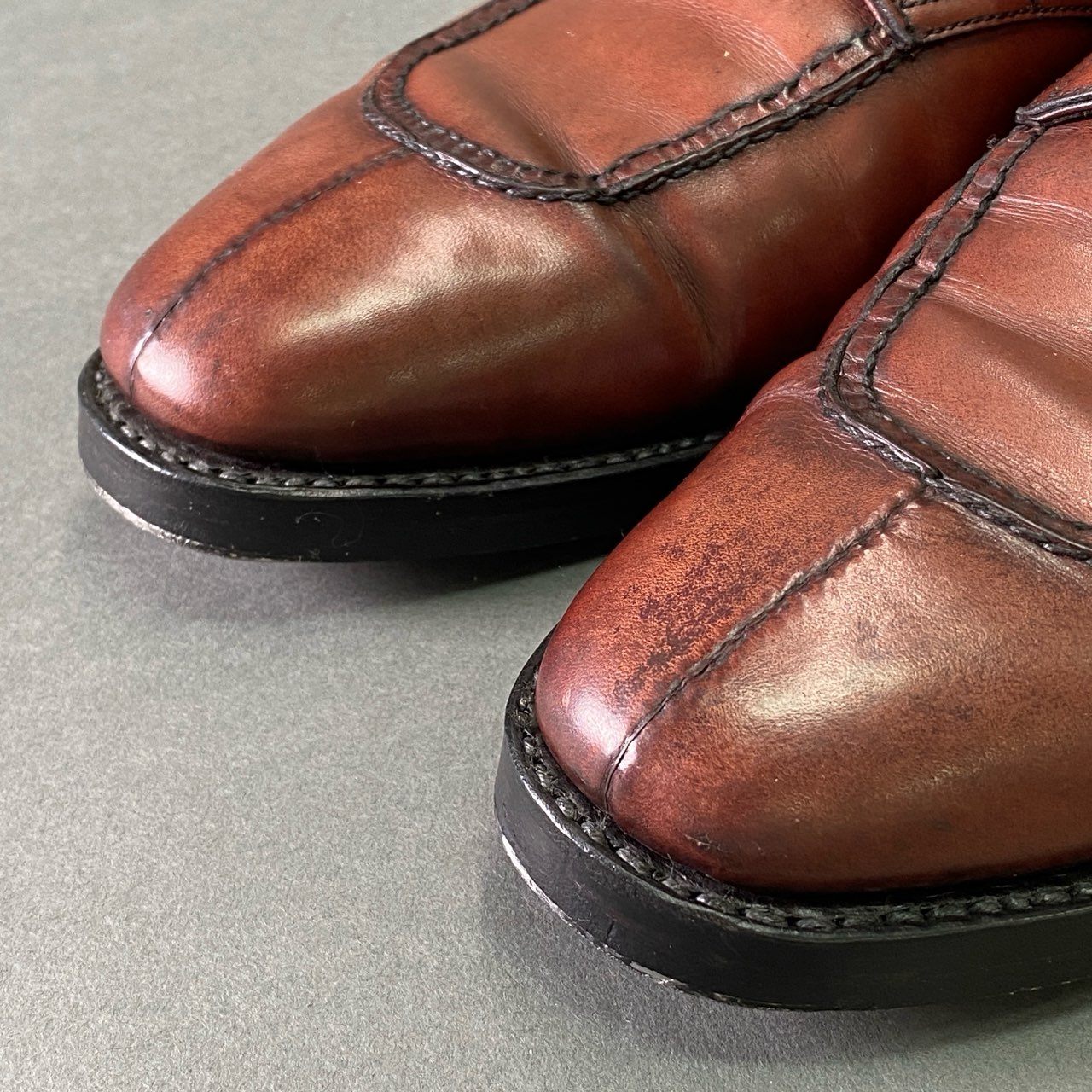 2e2 JOHN LOBB ジョンロブ BORDER ボーダー ドレスシューズ ブラウン レザー ビジネス フォーマル