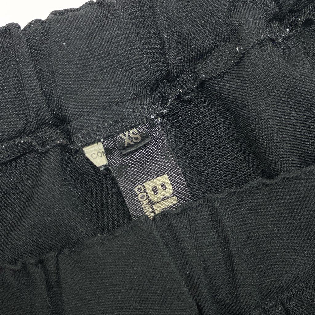 22l28 BLACK COMME des GARCONS ブラック コムデギャルソン 変形パンツ ガウチョパンツ ワイドパンツ ハーフパンツ 日本製 XSサイズ ブラック メンズ 男性用o07t