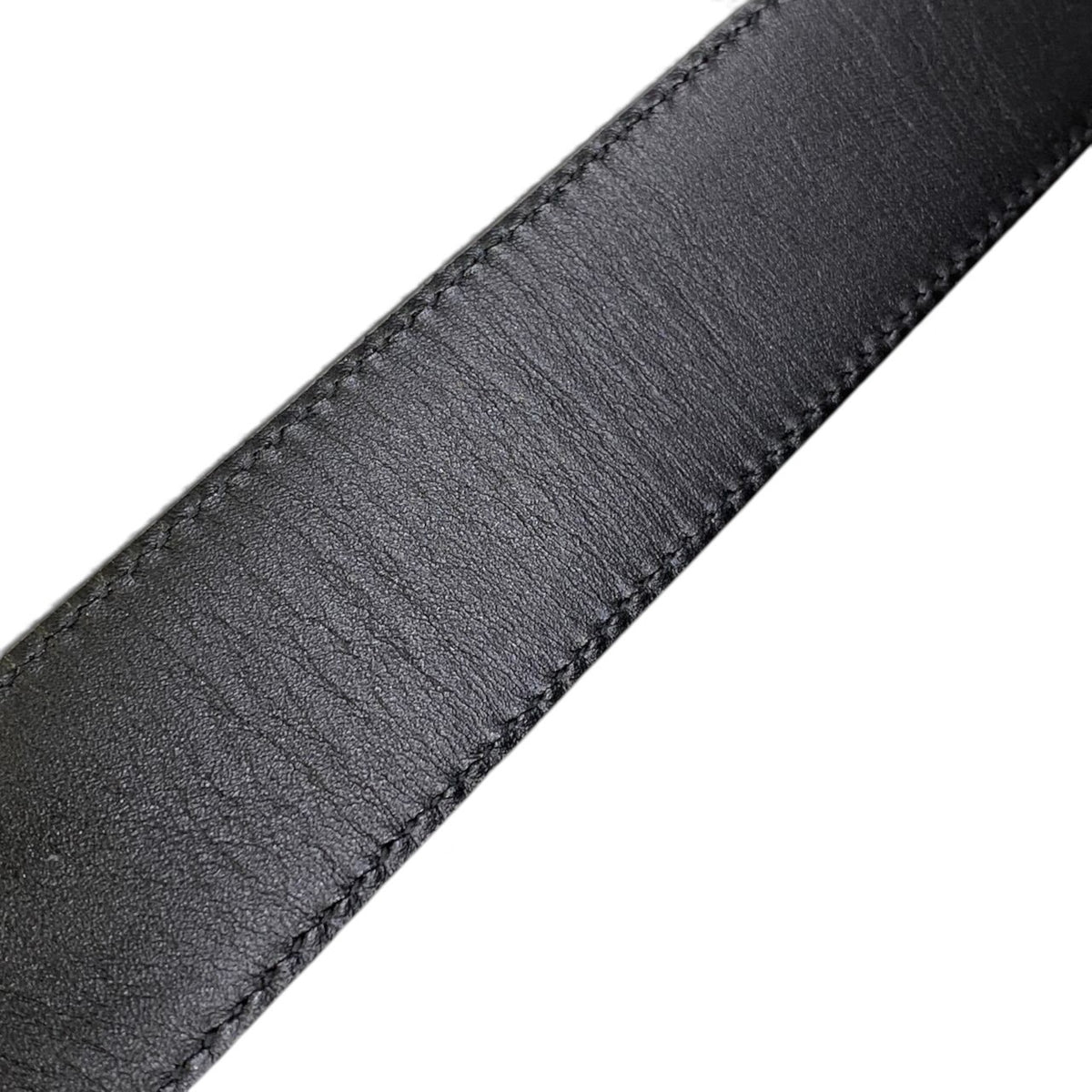 j2 《極美品》 BOTTEGA VENETA ボッテガヴェネタ オーストリッチ レザーベルト  95 グレー系 レザー メンズ イタリア製u02t