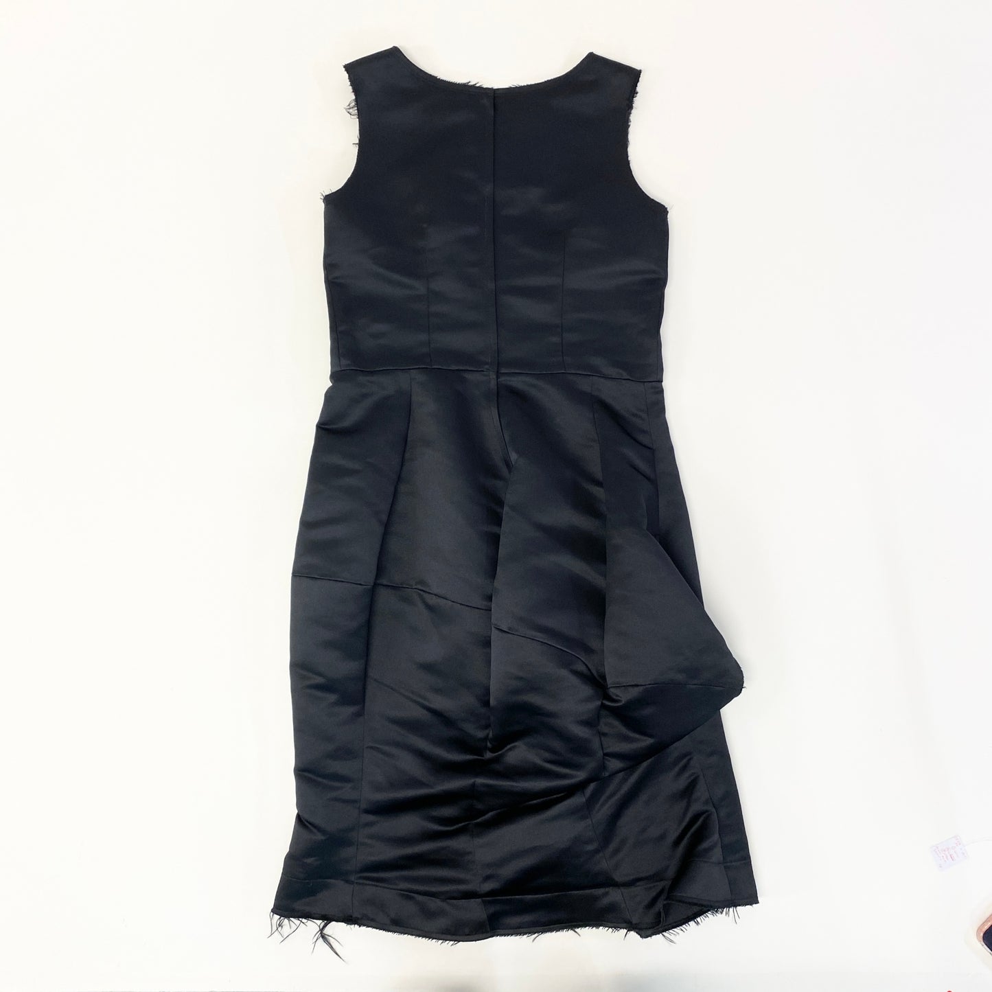 Ae27 COMME des GARCONS コムデギャルソン カットオフ 変形ワンピース ドレスワンピース AD2022 GJ-O009 サイズS ブラック ポリエステル100％ レディース 女性服o07to07t