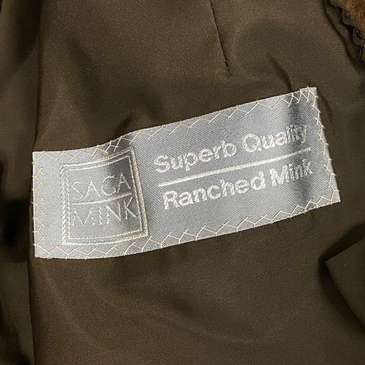 72a27 SAGA MINK サガミンク 銀サガ デミバフミンク ロングコート サイズ15 ブラウン 最高級本毛皮 Mink Fur Long Coatt18r
