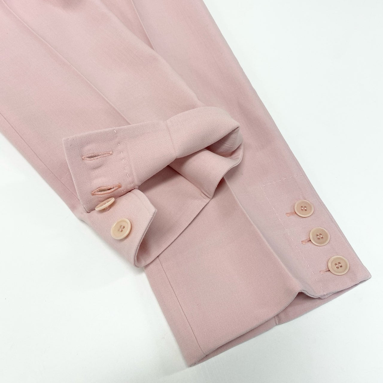 23i17 Max Mara マックスマーラ スラックスパンツ テーパードパンツ ボトムス 36 ピンク レディースu02t