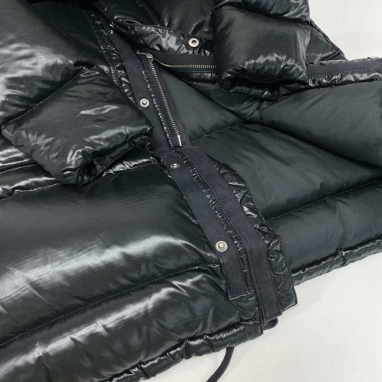 77L8 RALPH LAUREN ラルフローレン ダウンコート ロングコート アウター ベンチコート フード付き M ブラック レディース 女性用u02t