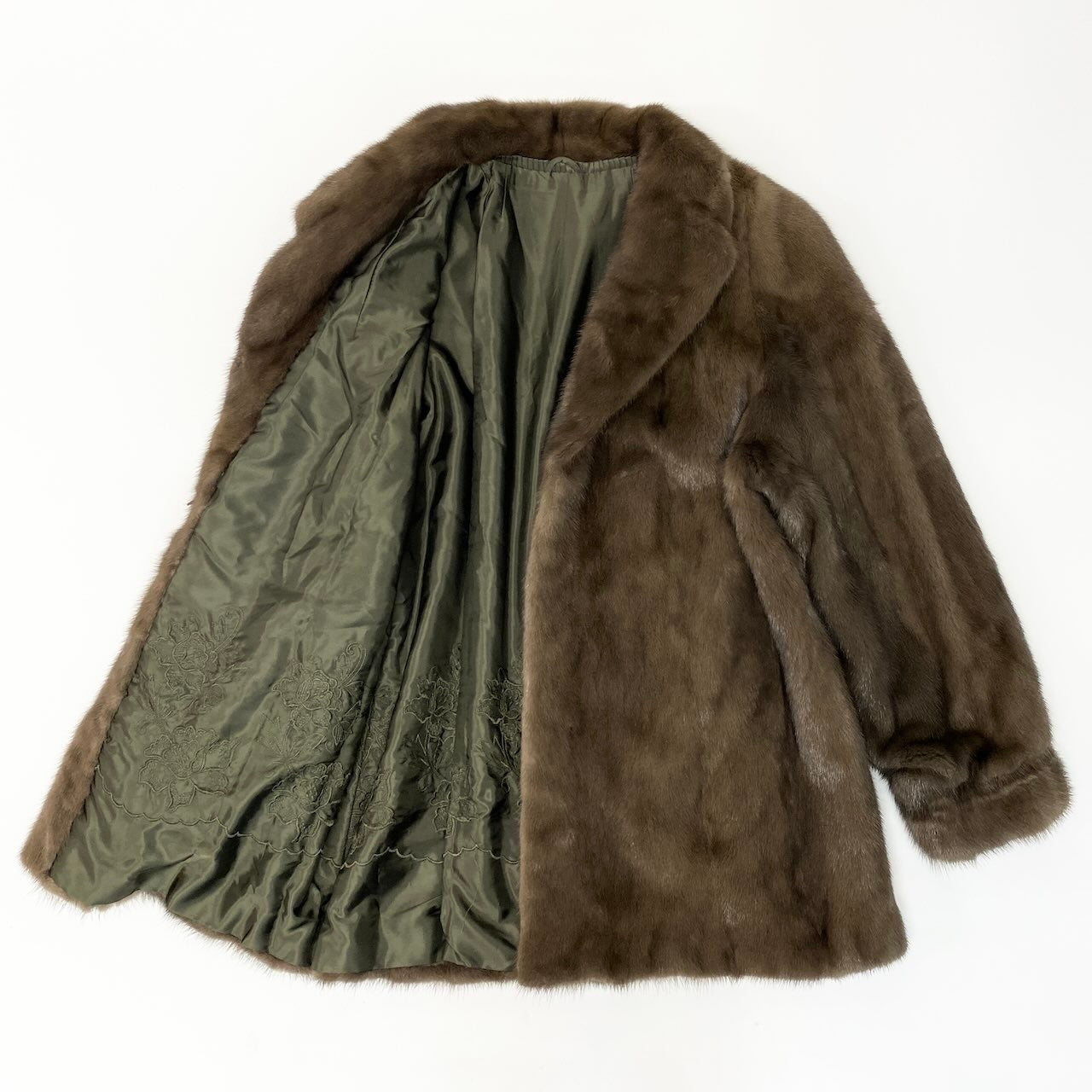80d13 SAGA MINK サガミンク 銀サガ ブルーアイリスミンク ファーコート サイズ15 最高級本毛皮 Blue Iris Mink Fur Coatt18r