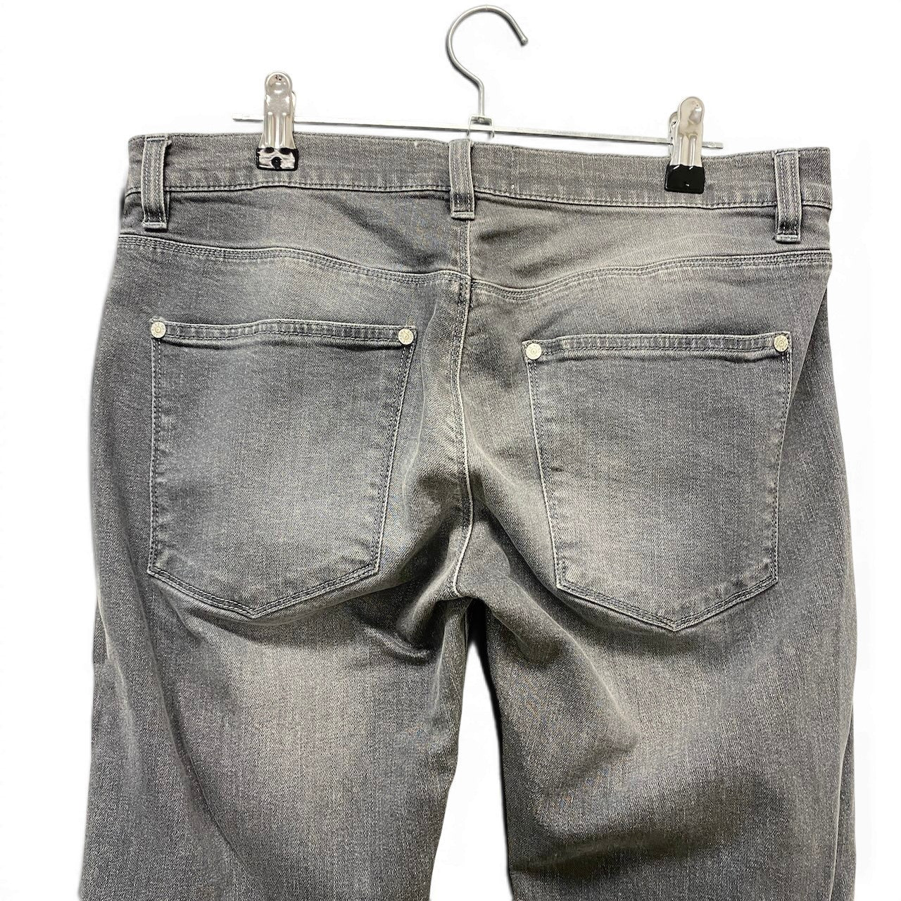 72e21 Acne Studios アクネステュディオズ コットンストレートパンツ ストレッチ ボトムパンツ 31/22 サイズ グレー メンズ 男性用k02i