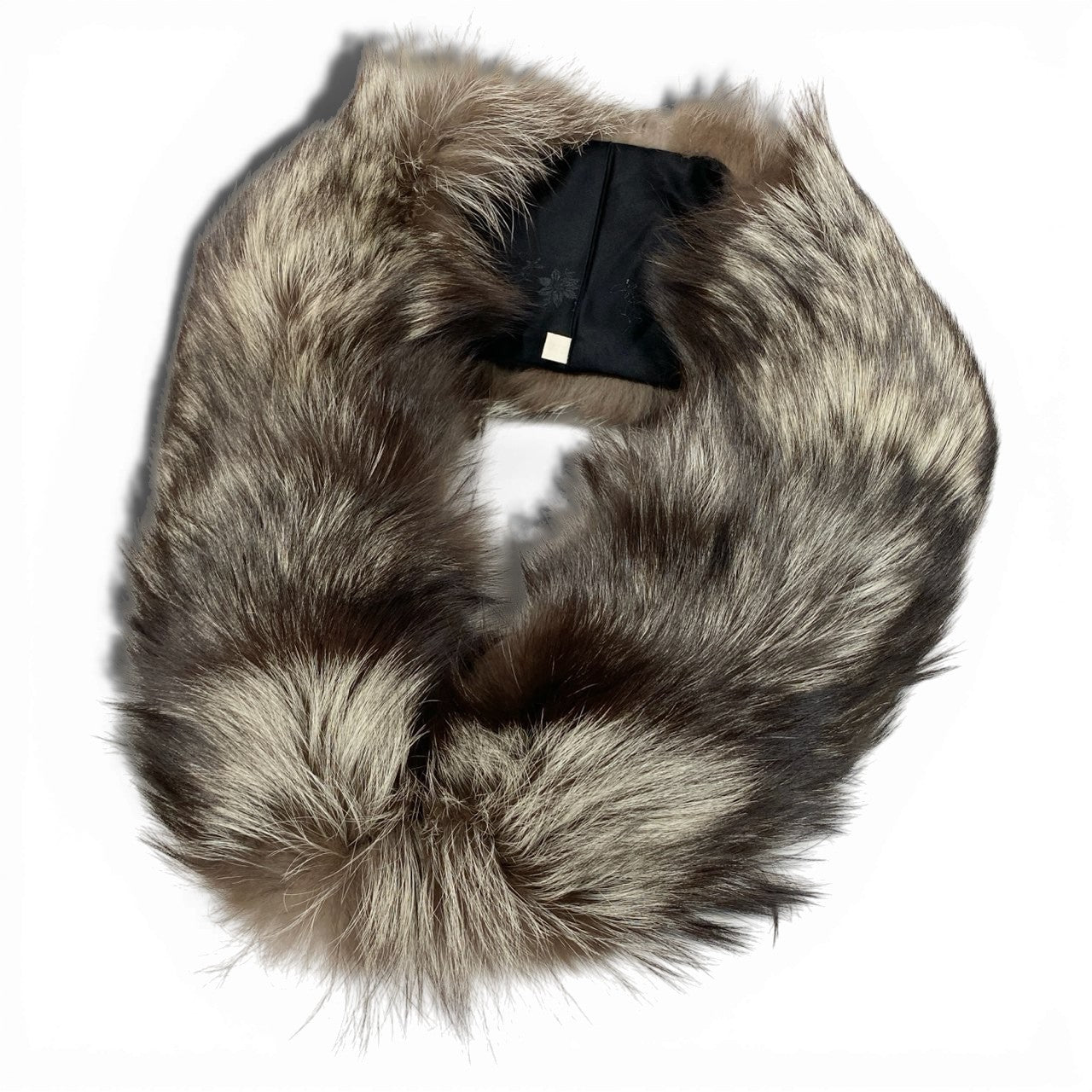 a21【美品】 SAGA FOX 銀サガ シルバーフォックス フォックスファー Fox Fur ティペット マフラー レディース 女性用 最高級毛皮 本毛皮u02t