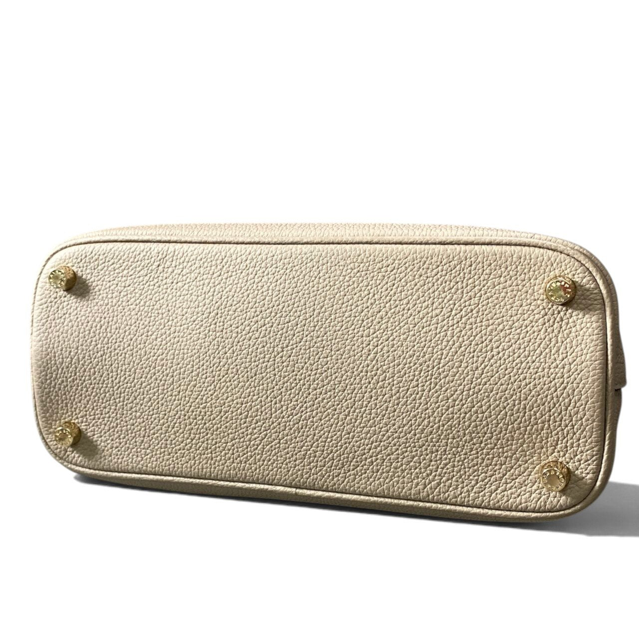 Bh20【美品】BONAVENTURA ボナベンチュラ エマバッグ 28 ハンドバッグ シュリンクレザー グレージュ レザー レディース 女性用k02i