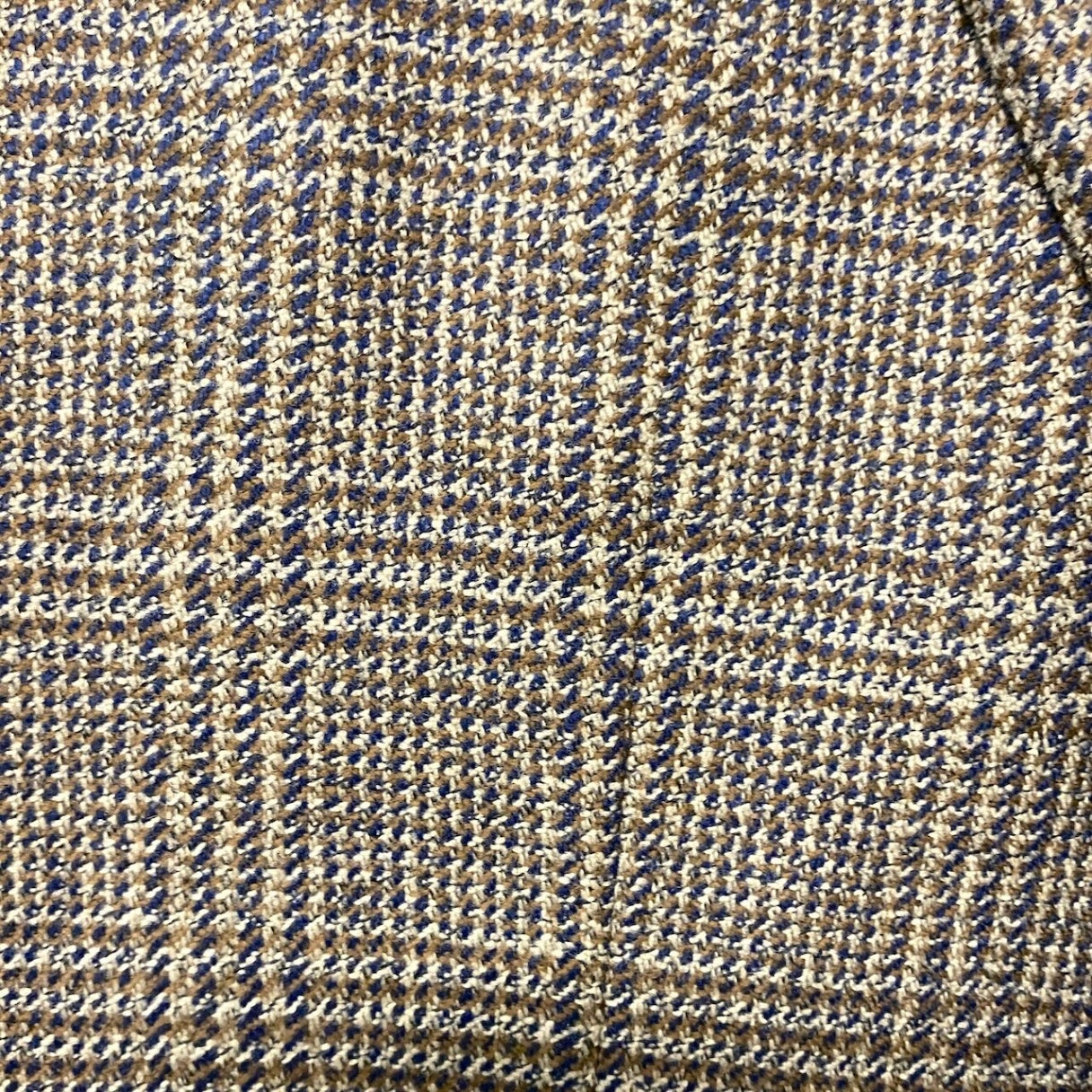 54h21 Ermenegildo Zegna エルメネジルドゼニア TAGLIO ESCLUSIVO テーラードジャケット グレンチェック カシミヤ混 サイズ54 ブラウン ネイビー メンズ 紳士服o07t