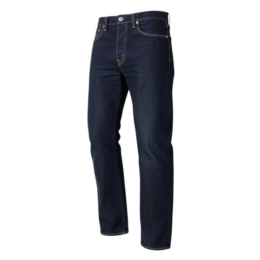 81c26 《極美品》 KOJIMA GENES 児島ジーンズ 20oz Nep Deniｍ ネップデニムパンツ サイズ34 濃紺 ヴィンテージストレート 青耳t18r