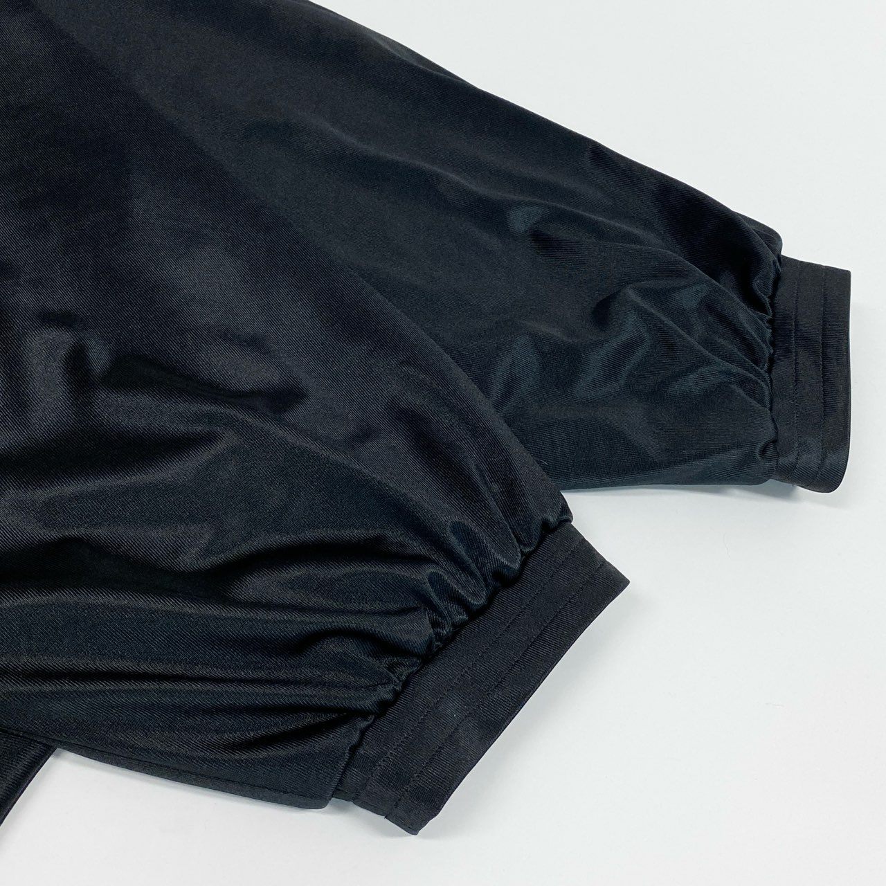 67b3 BALENCIAGA バレンシアガ トラックシャツジャケット シャイニースポーツジャージー ブルゾン M095 659071 TJV20 0サイズ ブラック メンズo07t