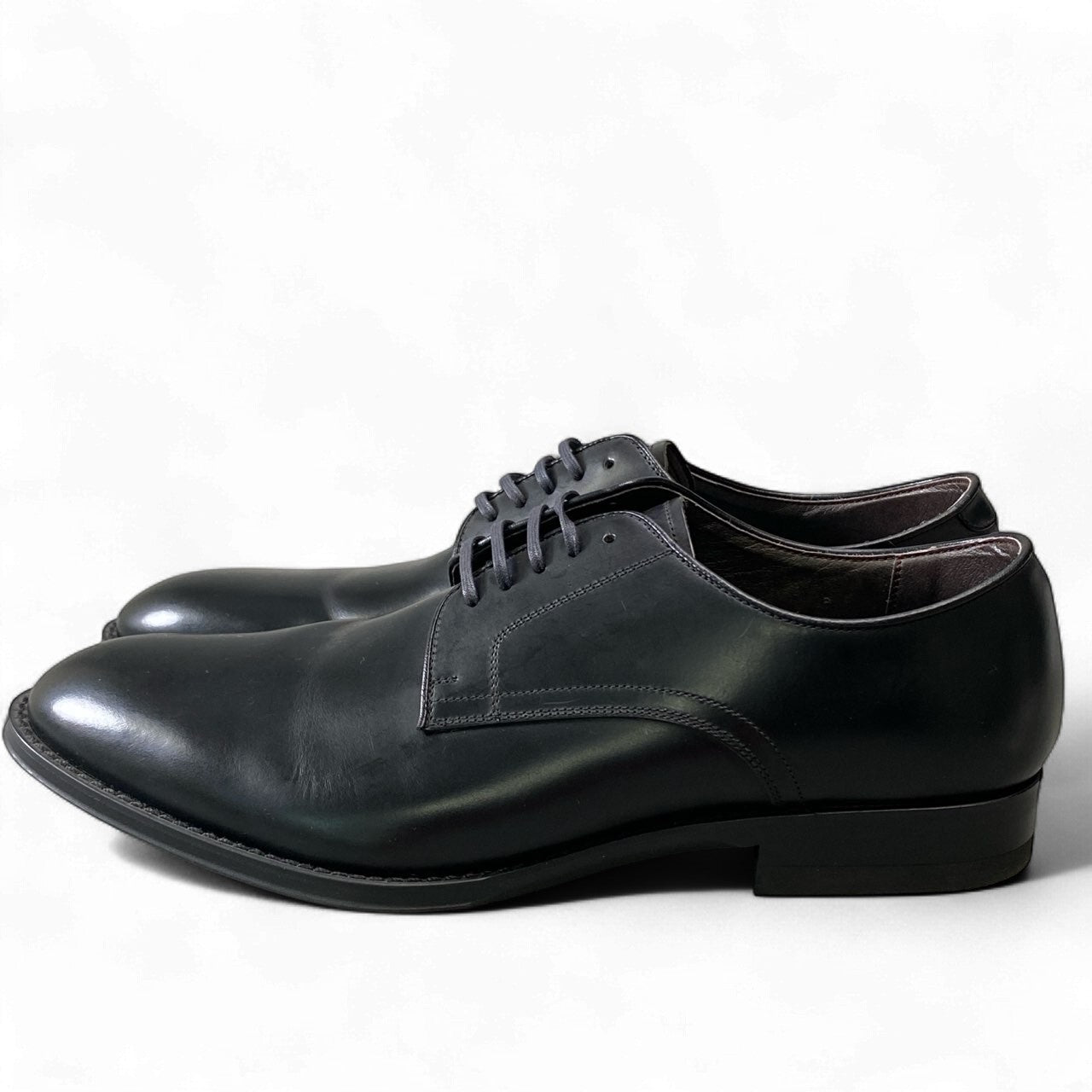 1k18《美品》 REGAL リーガル ビジネスシューズ レザーシューズ プレーントゥ 革靴 523R 26 1/2 ブラック leathero07t