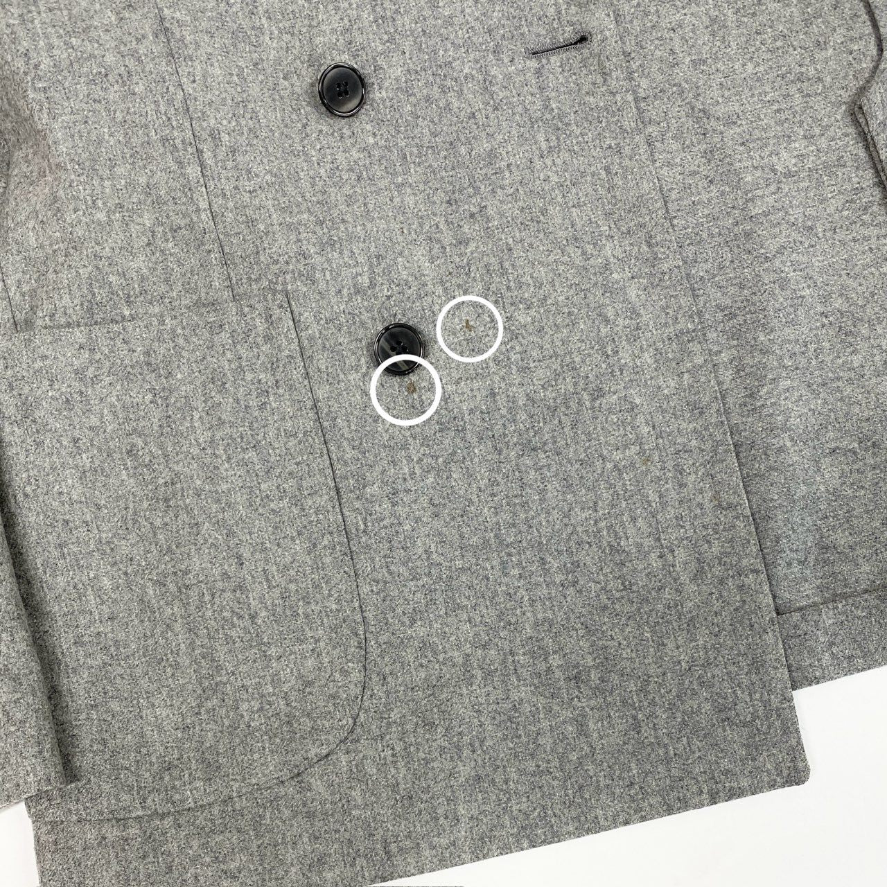 33L4 LARDINI ラルディーニ スーツセットアップ テーラードジャケット  ウールジャケット ダブルブレスト スラックス AP22484AQ 46サイズ グレー メンズu02t