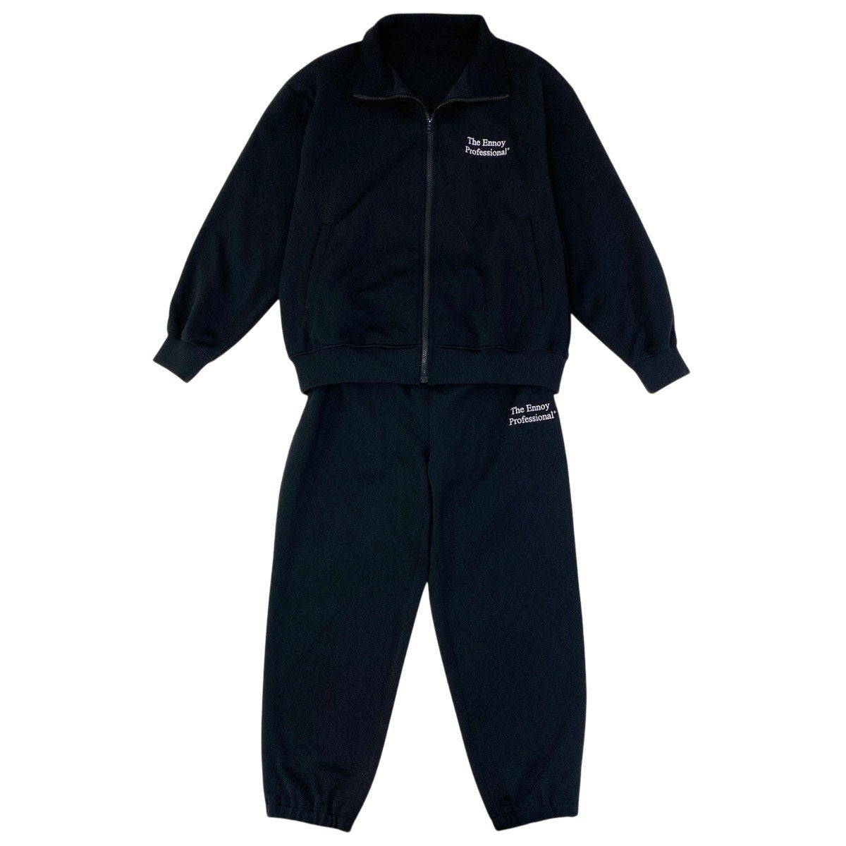38g13 【美品】 ENNOY エンノイ Track Suit トラックスーツ セットアップ ジャージ AW24BRENCT03LP サイズL ブラック メンズu02t