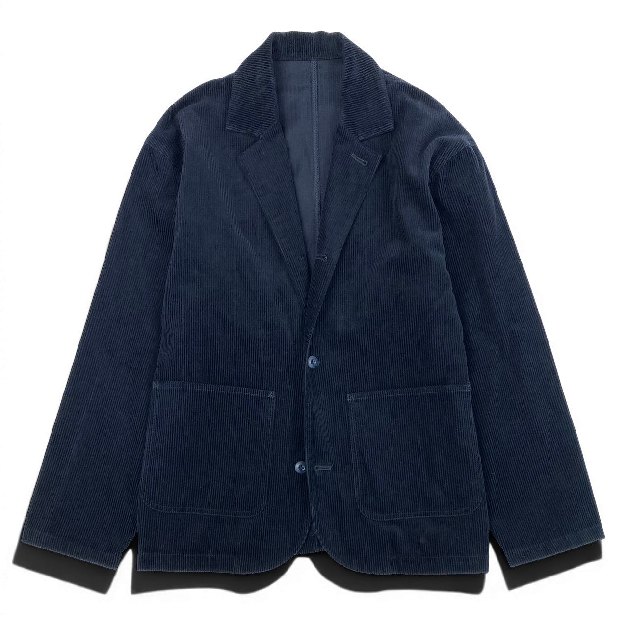 59d28 uniform experiment ユニフォームエクスペリメント CORDUROY WORK JACKET コーデュロイワークジャケット テーラードジャケット UE-232001 サイズ2 ネイビー コットン100％u02t
