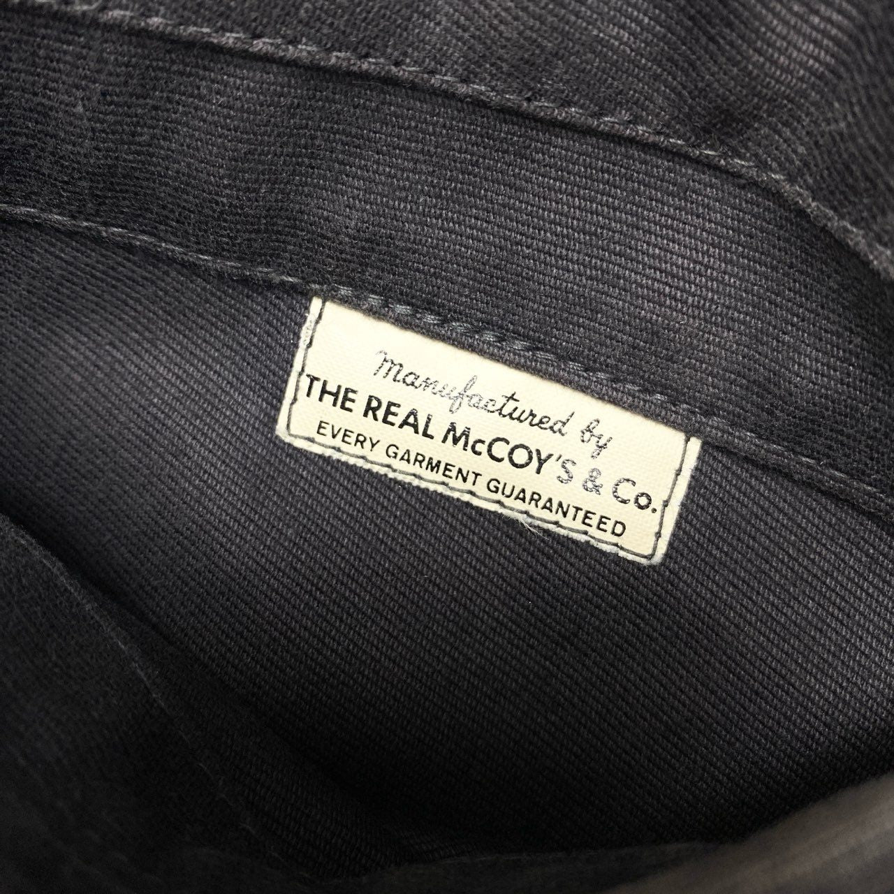 15c5 THE REAL McCOY'S 旧 ザ リアルマッコイズ N-1 デッキジャケット U.S.NAVY サイズ34 ネイビー系 メンズ アウター ミリタリージャケットk02i