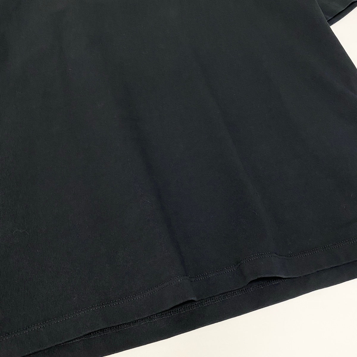 Ig9 AMI Paris アミパリス ハート刺繍 半袖Tシャツ カットソー サイズM ブラック コットン100％ メンズ 紳士服u02t