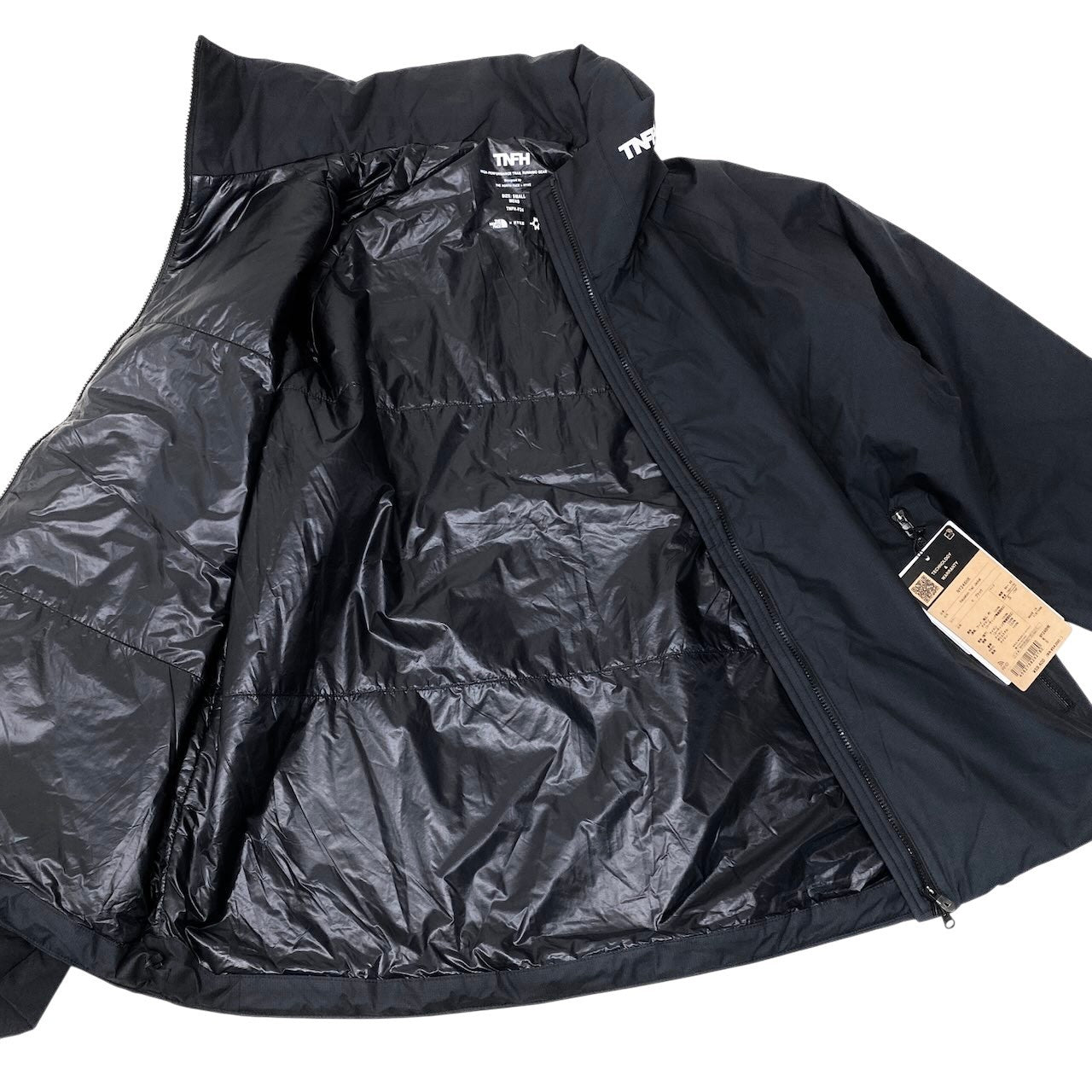 Mg6 【新品保管品】THE NORTH FACE × HYKE Insulation Trail Jacket ナイロンジャケット NY246HK Sサイズ ブラック ナイロン100％ メンズ 男性用u02t