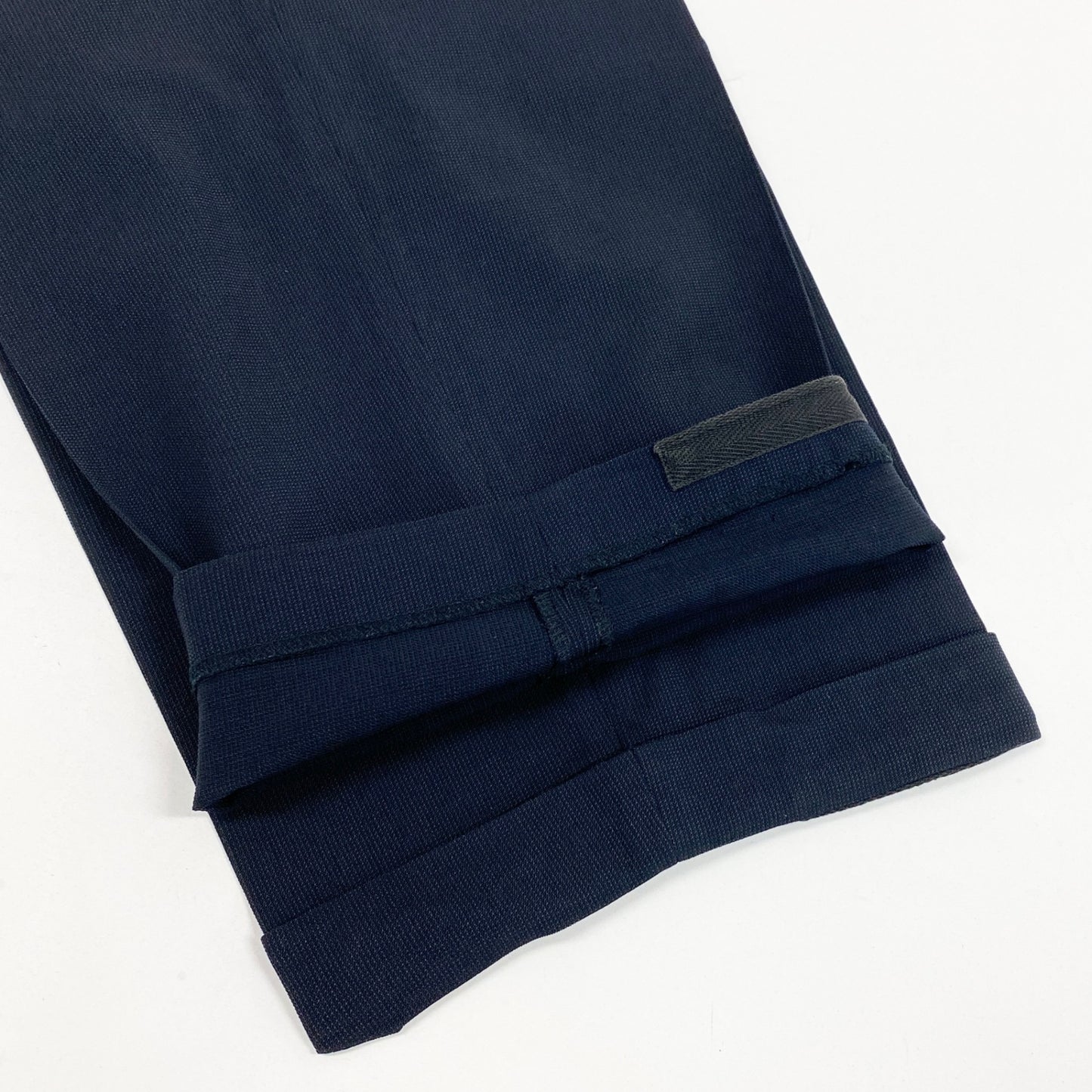 52l20 GIORGIO ARMANI ジョルジオ アルマーニ イタリア製 ダブルプレスト セットアップ スーツ ジャケット パンツ 48 ネイビー ウール メンズo07t