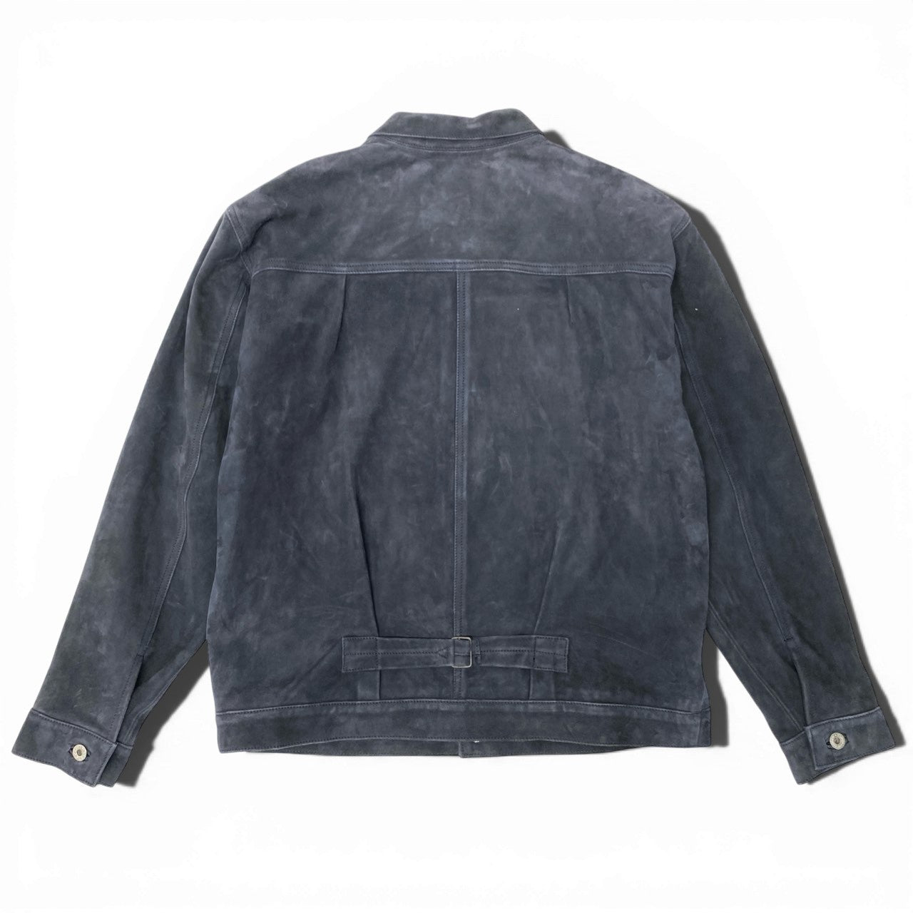 83c4 STANDARD CALIFORNIA スタンダードカリフォルニア レザージャケット スウェード アウター 木村拓哉着用 S996 44 ネイビー 山羊革 メンズ 男性用o07t