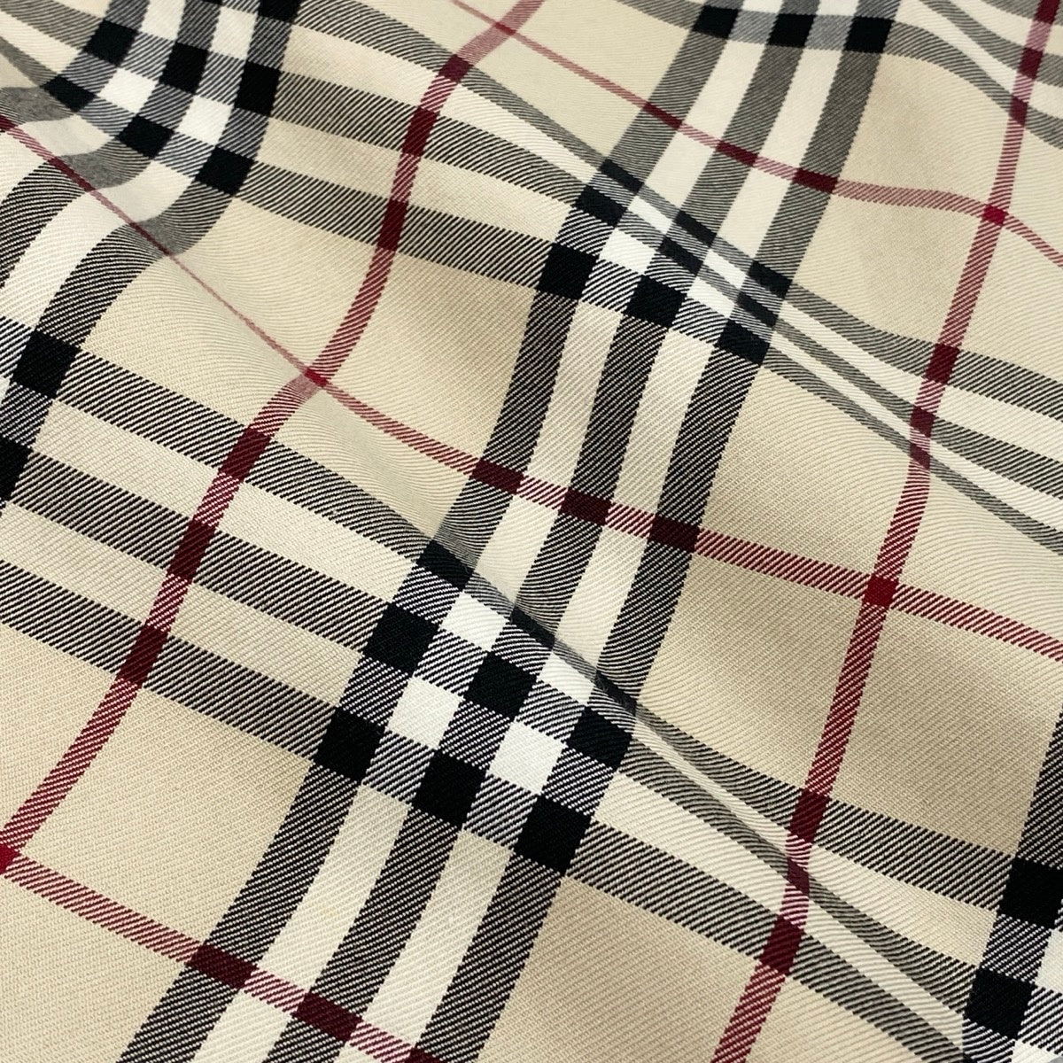 Ig19 BURBERRY LONDON BLUE LABEL バーバリーロンドン ブルーレーベル ノバチェック タイトスカート サイズ36 ベージュ コットン100％ レディースo07t