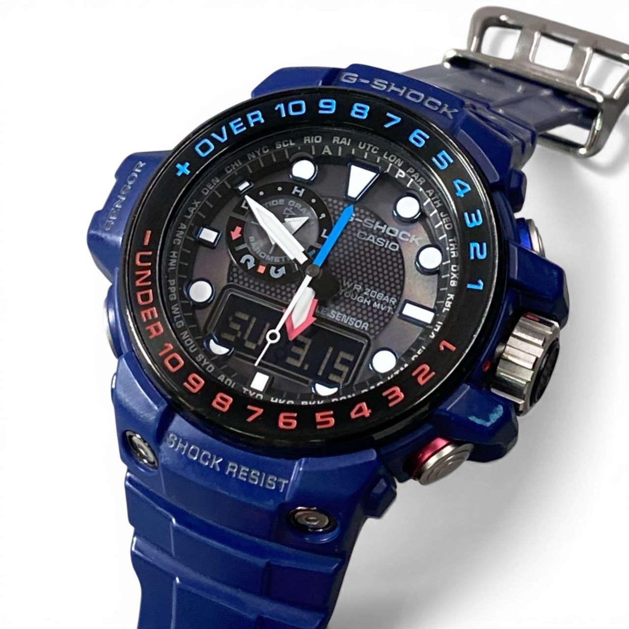c23 CASIO G-SHOCK カシオ Gショック GWN-1000H ネイビー 腕時計 ガルフマスター メンズ デジタルウォッチk02i