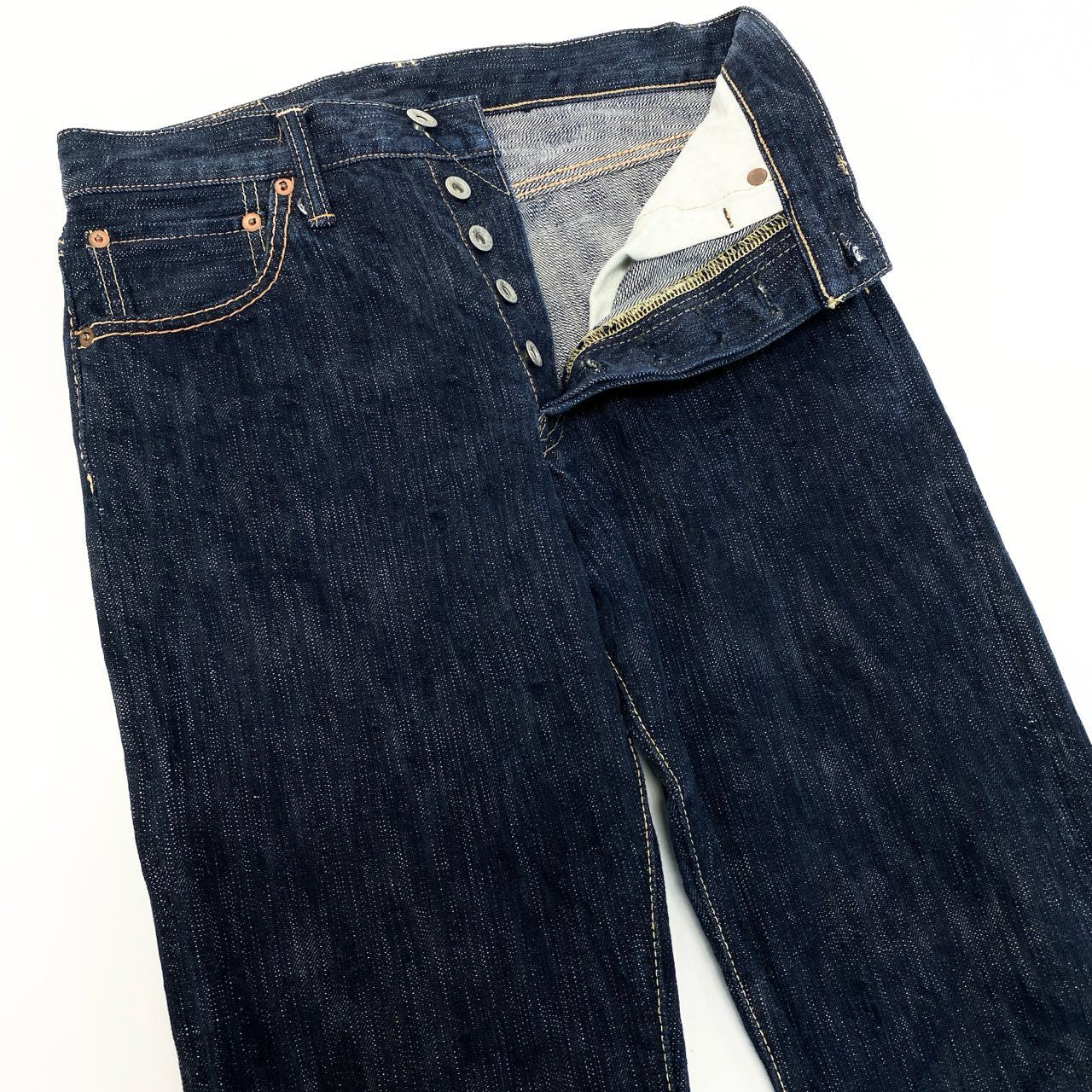 5c3 ONI DENIM 鬼デニム 阿波正藍染 デニムパンツ ジーンズ ボトムス 日本製 29インチ インディゴ レディース 女性用o07t