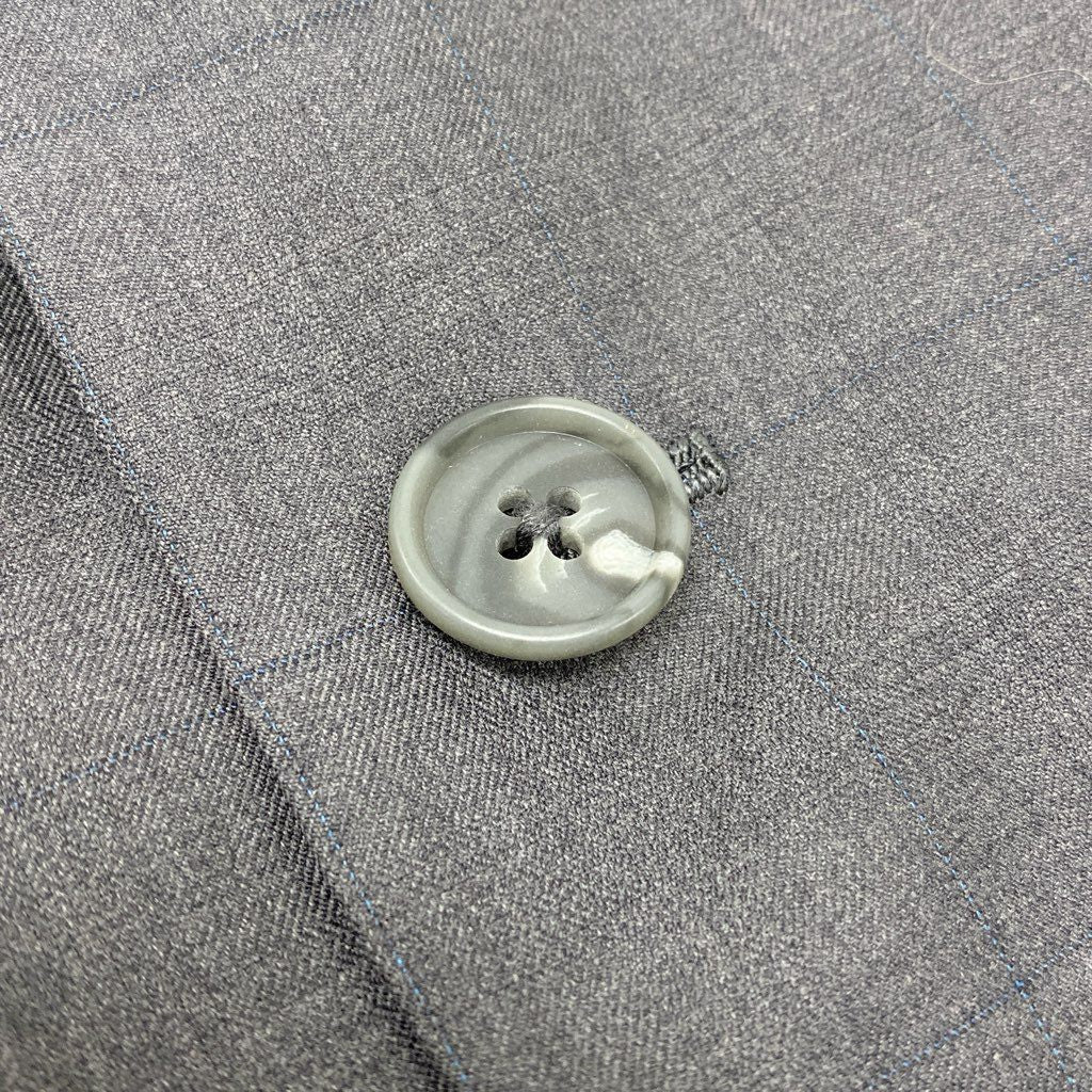 13l27 Kiton NAPOLI キートン イタリア製 テーラードジャケット シングル 14MICRON 2B メンズ 紳士服 50 グレー ウール100％o07t