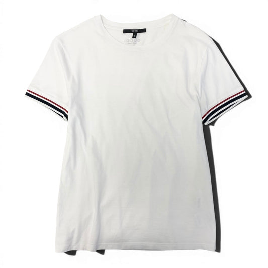3d27 GUCCI グッチ 半袖Tシャツ クルーネック カットソー トップス サイズS ホワイト コットン100％ メンズ 紳士服u02t
