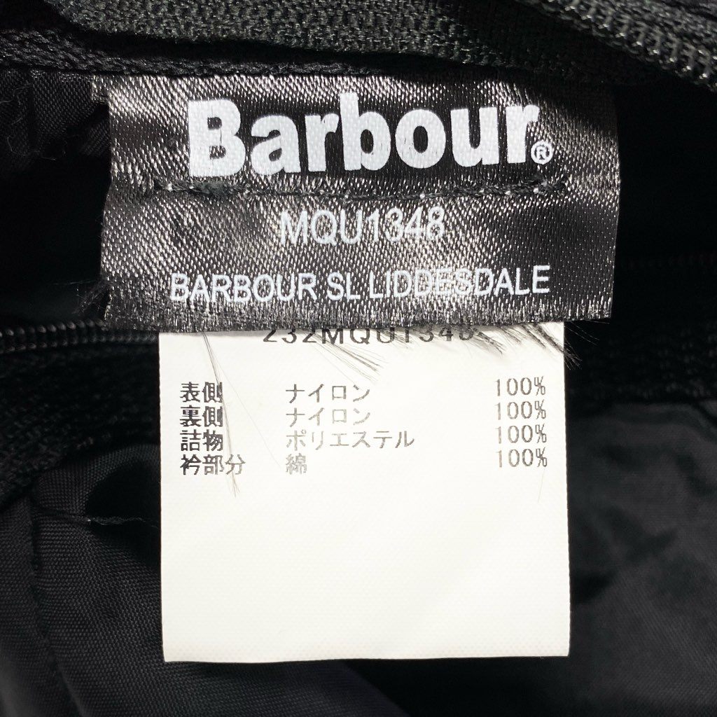29a9 Barbour バブアー SL LIDDESDALE キルティングジャケット ナイロンジャケット リデスデイル メンズ 紳士服  MQU1348 大きいサイズ XXL ブラックo07t