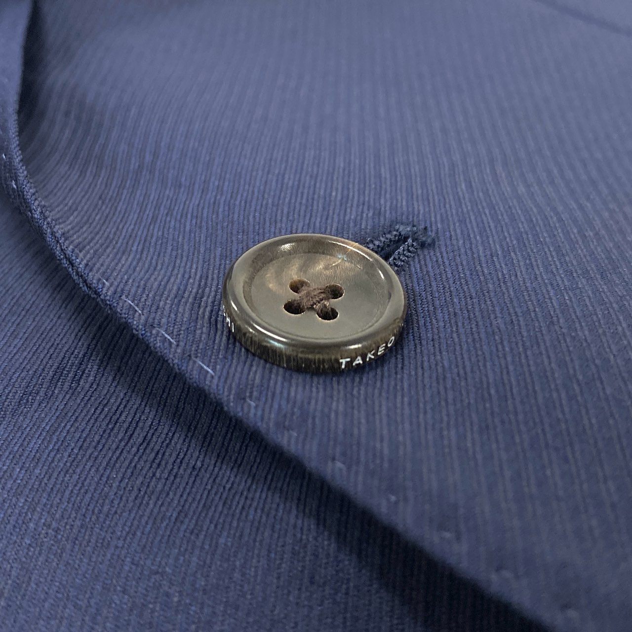 56k27 TAKEO KIKUCHI タケオキクチ DORMEUIL ドーメル生地使用○ セットアップスーツ シングル 1B メンズ 紳士服 ビジネス ネイビー ウール100％u02t