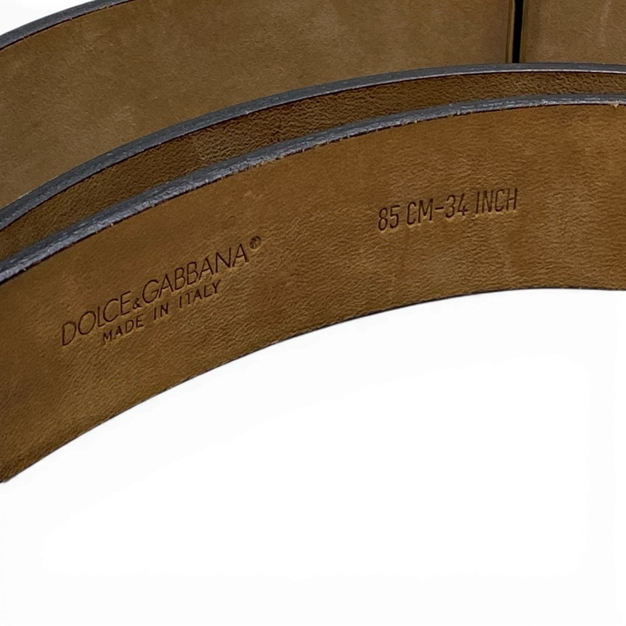 a6 DOLCE&GABBANA ドルチェアンドガッパーナ レザーベルト DGロゴ バックル イタリア製 85CM 34INCH ブラック レザー レディースk02i