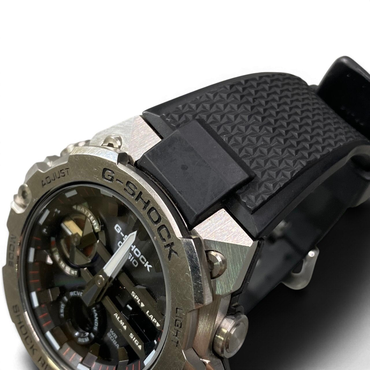 e4 CASIO カシオ G-SHOCK ジーショック GST-B400 Series 腕時計 ソーラー駆動 G-STEEL GST-B400-1AJF シルバー ブラック メタル 樹脂 メンズ　紳士用u02t