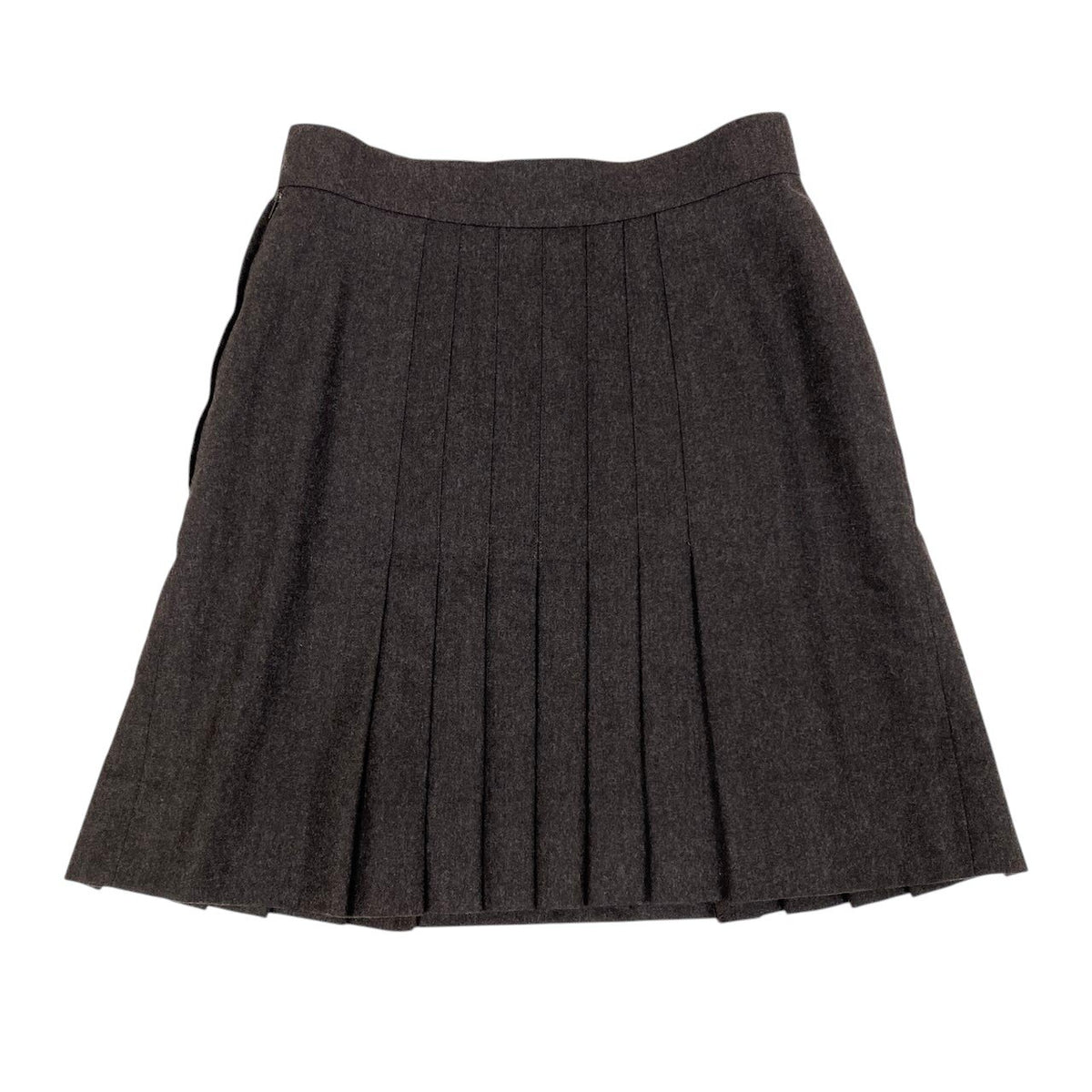 Ci20 CHANEL シャネル 90s ココマークボタン プリーツスカート ボトムス フランス製 P03474V03532 36 ブラウン ウール レディースo07t