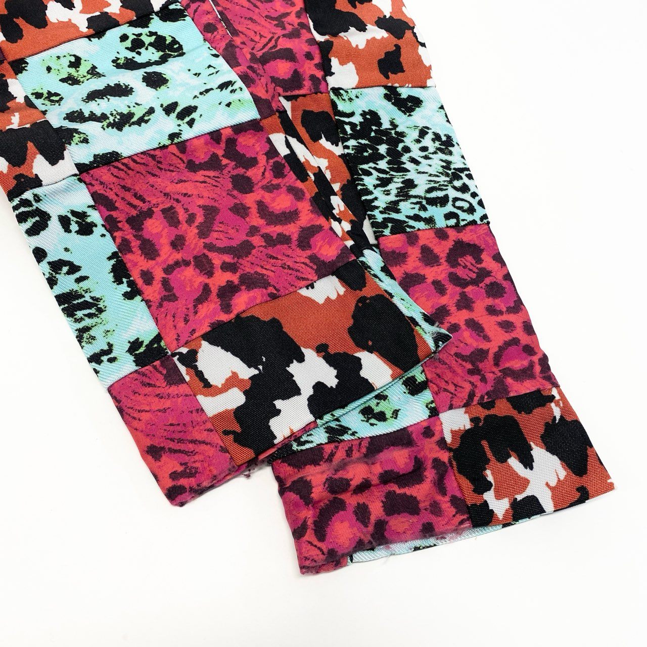 Aa28 COMME des GARCONS HOMME PLUS コムデギャルソンオムプリュス 日本製 クレイジーパターン パッチワークデザイン 総柄プリント パンツ ボトムス AD2020 PF-P006 XS マルチカラー メンズo07t