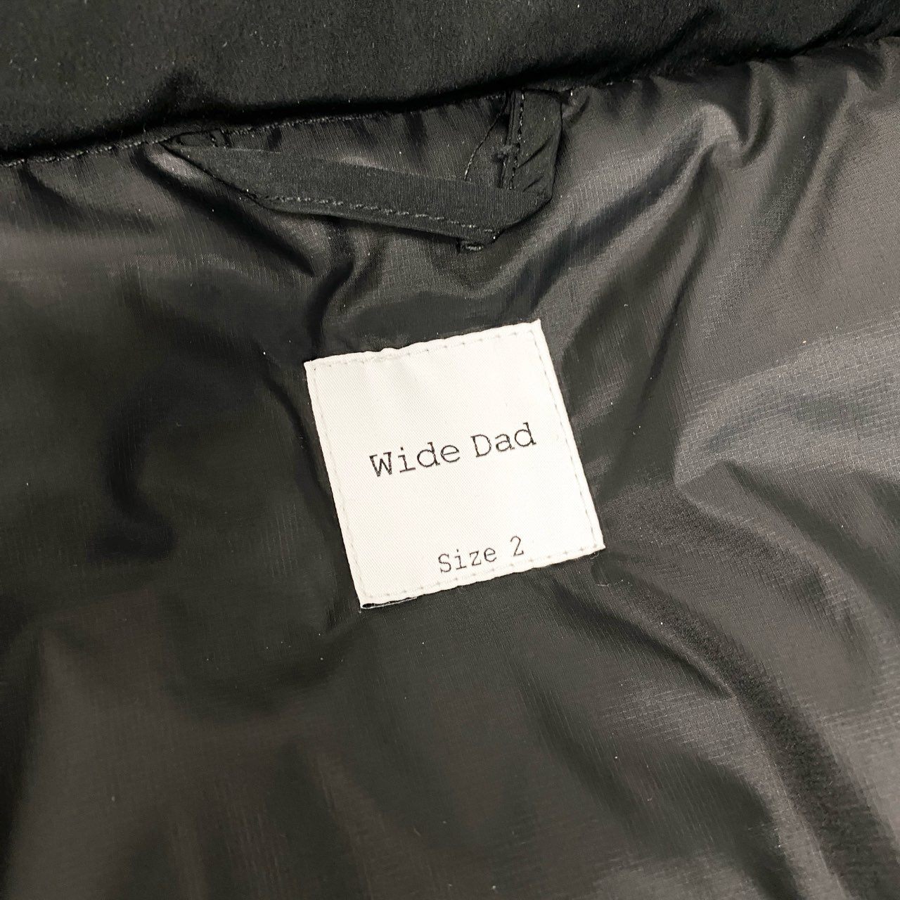 87c10 Wide Dad ワイルダッド ダウンジャケット ダウンパーカー 2WAY アウター UR47-17b011 2サイズ ブラック ナイロン100％ メンズ 男性用o07t