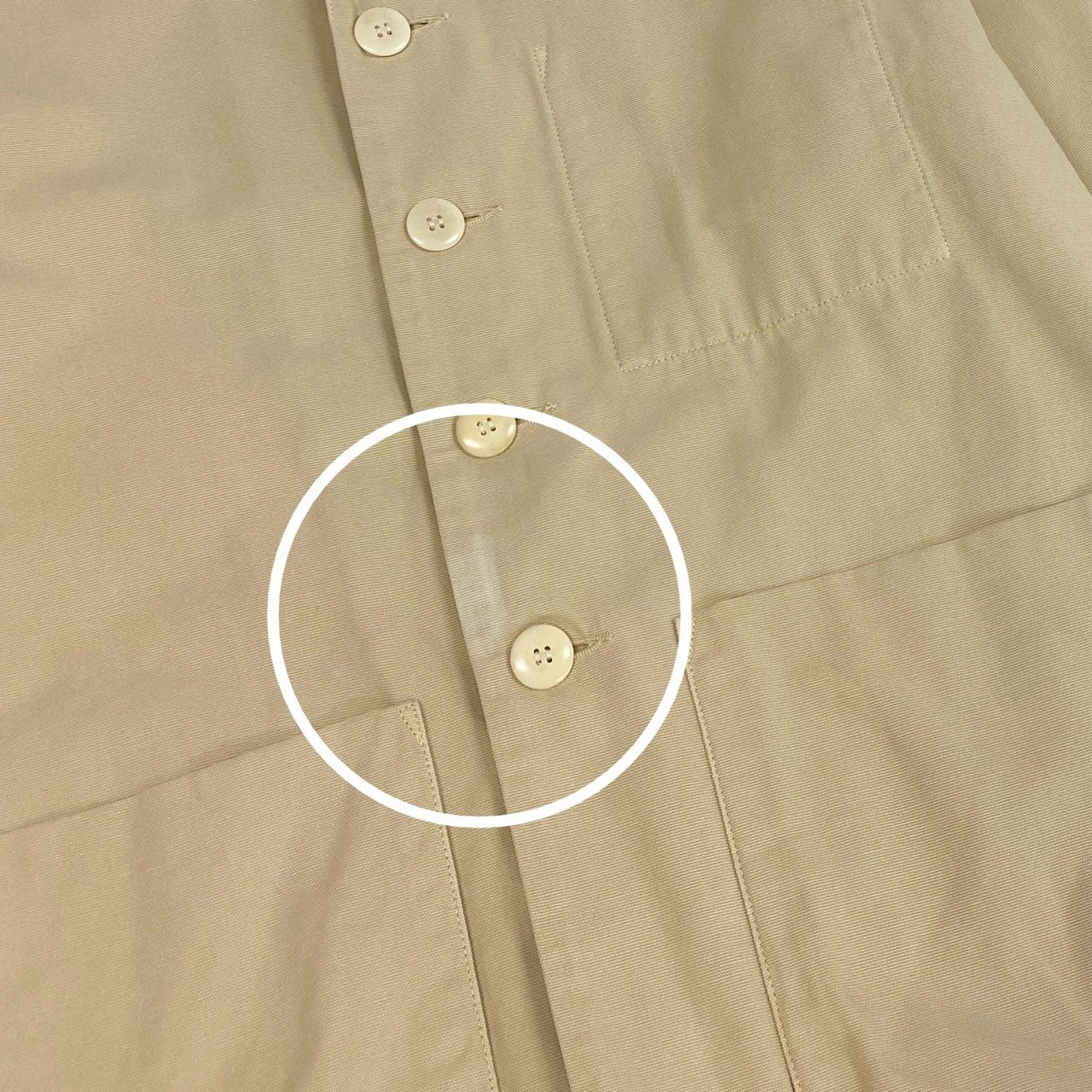 32j3 Toogood トゥーグッド The Photographer Jacket フォトグラファージャケット  6 Lサイズ相当 ベージュ コットン メンズo07t