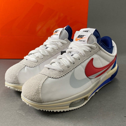 1f6 《未使用保管品》 NIKE ナイキ × sacai サカイ ZOOM CORTEZ SP コルテッツ スニーカー DQ0581-100 26cm ホワイト シューズ 箱付き