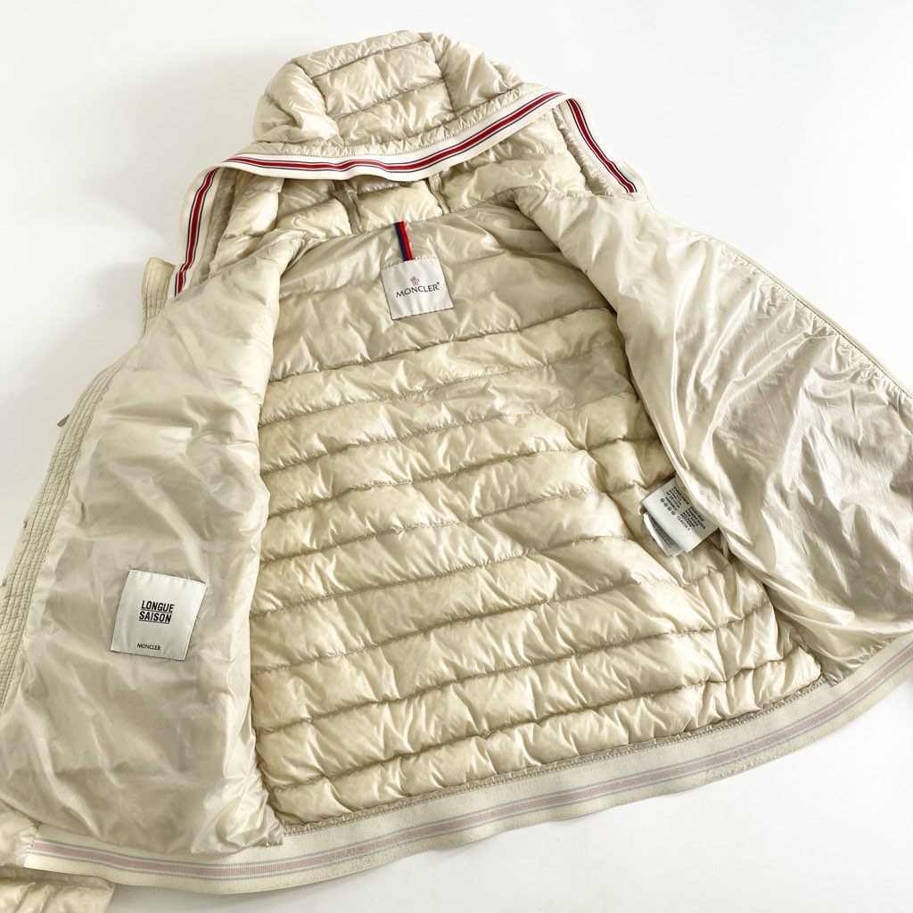 31f8 MONCLER モンクレール ダウンジャケット ELIOT GIUBBOTTO サイズ1(メンズS) ベージュ メンズ 国内正規代理店